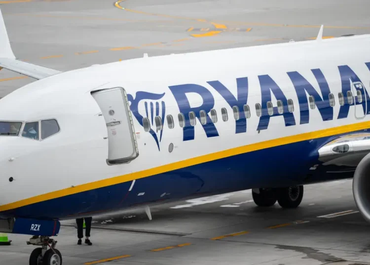 A Ryanair passenger was injured when a cabin window ‘dislodged’ in midair