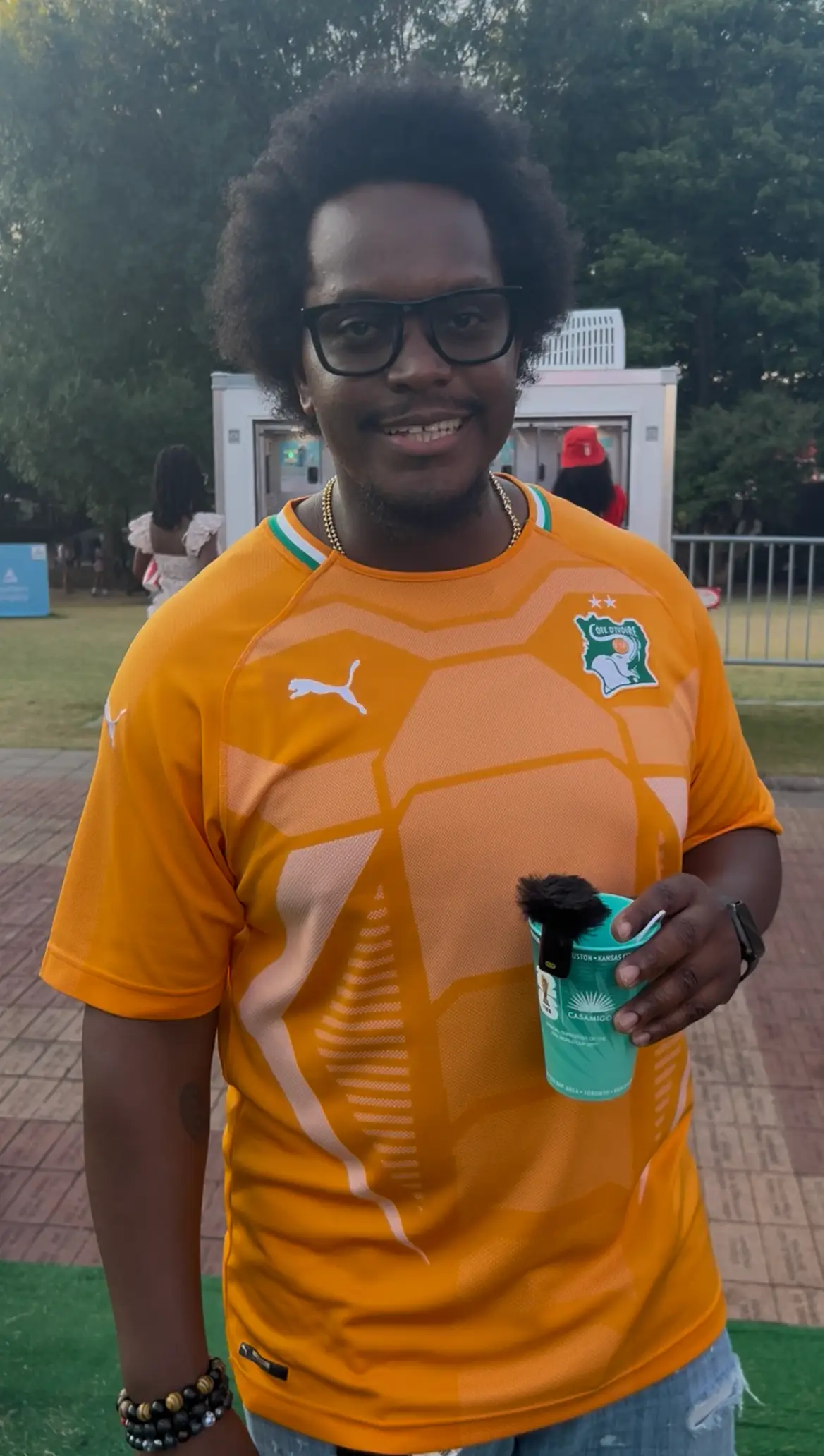 Torrance at the Atlanta FIFA Fan Festival