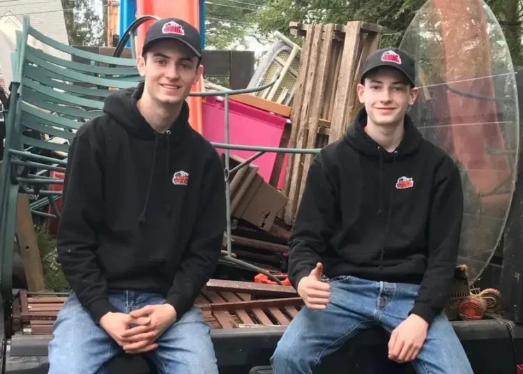 2 brothers started a junk-removal side hustle as teens with a $4,000 truck. Last year, they brought in about $3 million.