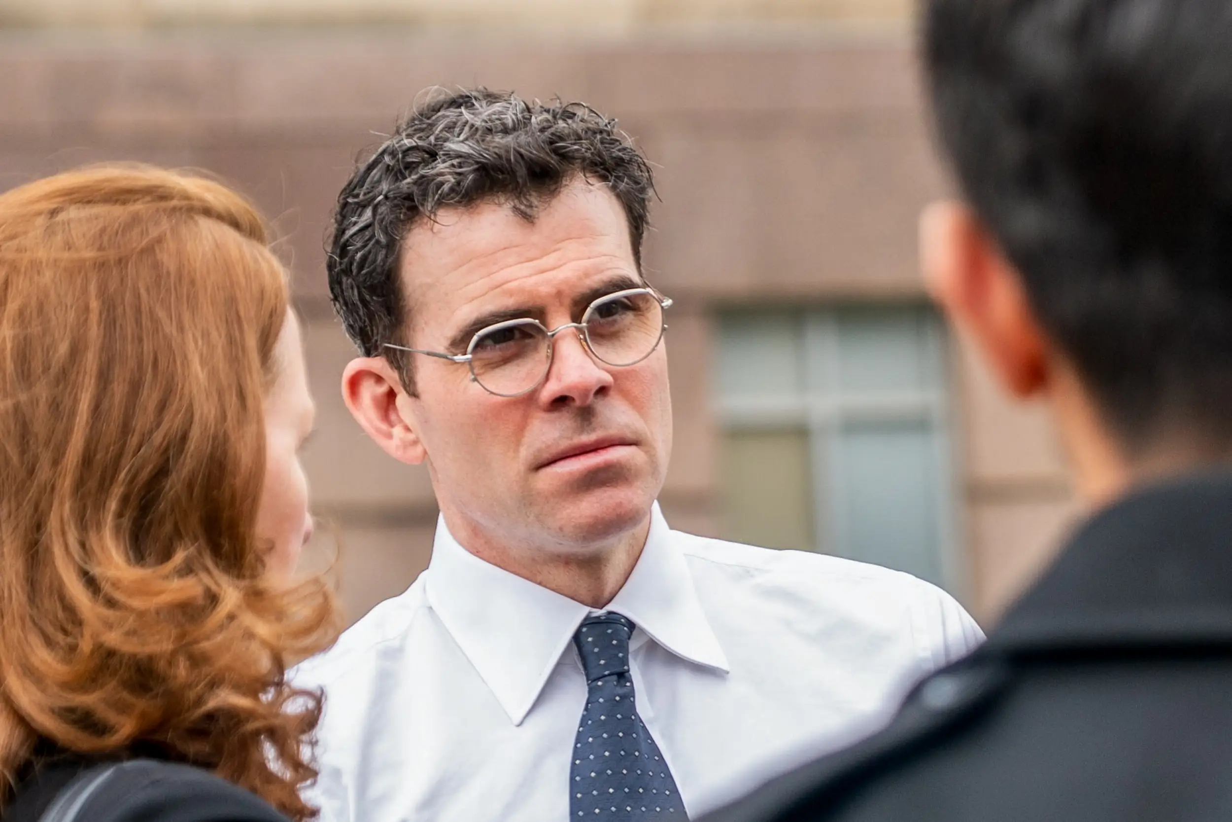 Adam Mosseri is seen outside federal court in Washington,