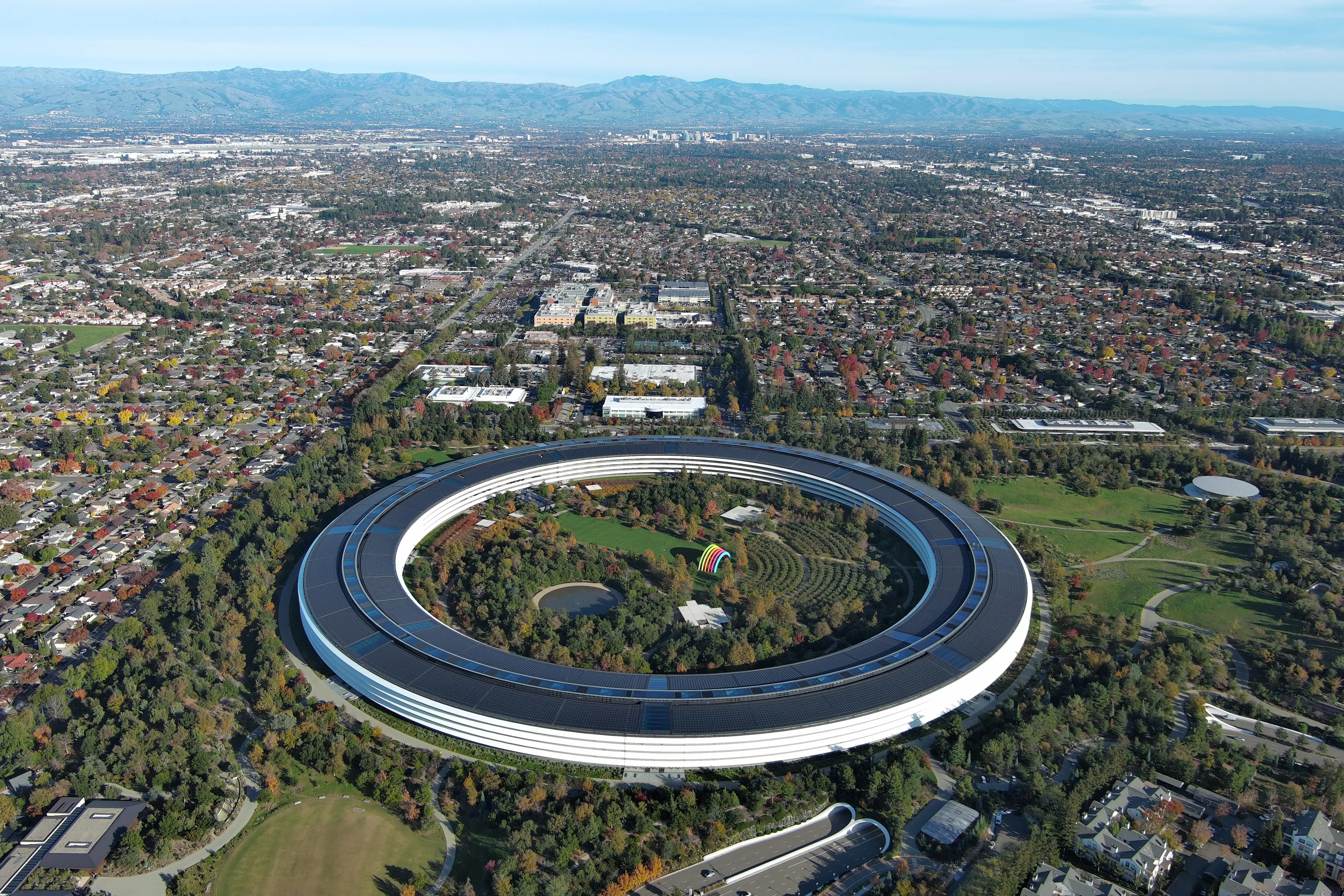 Silicon Valley, from the air