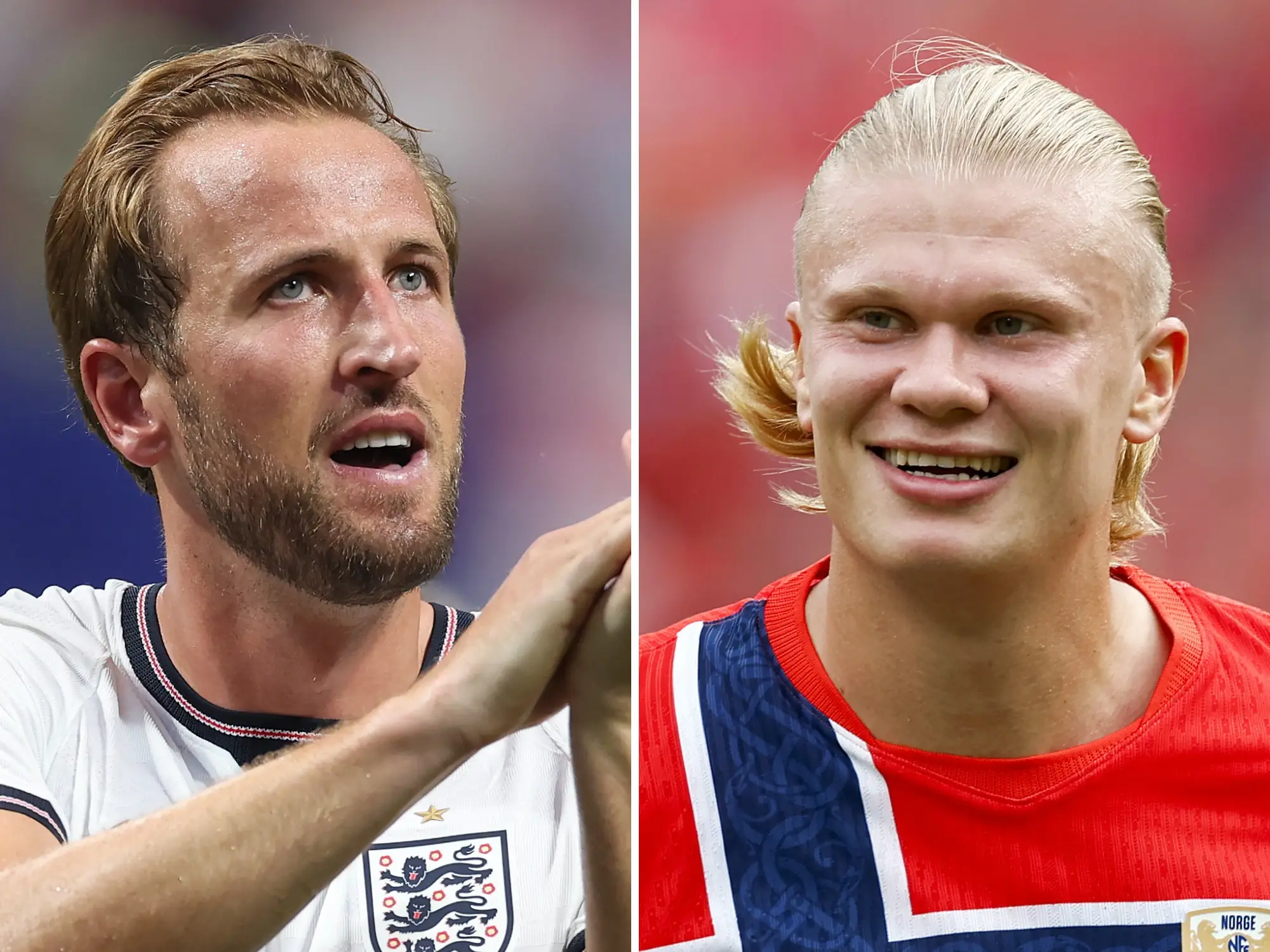 Harry Kane and Erling Haaland.