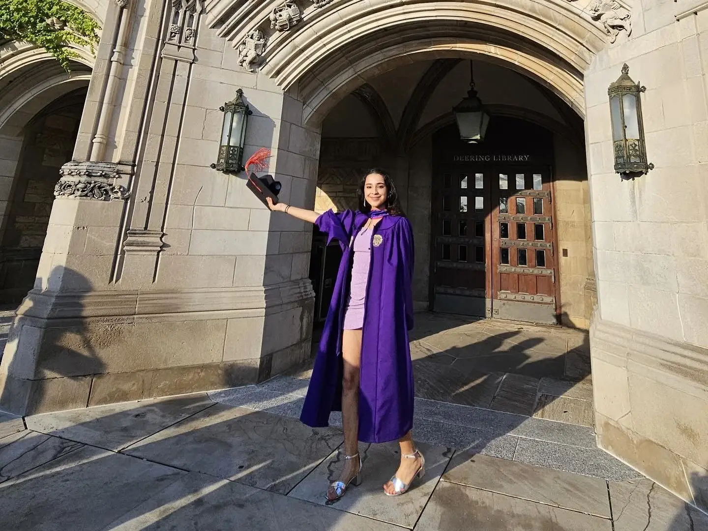 Ananya Joshi during her graduation ceremony.