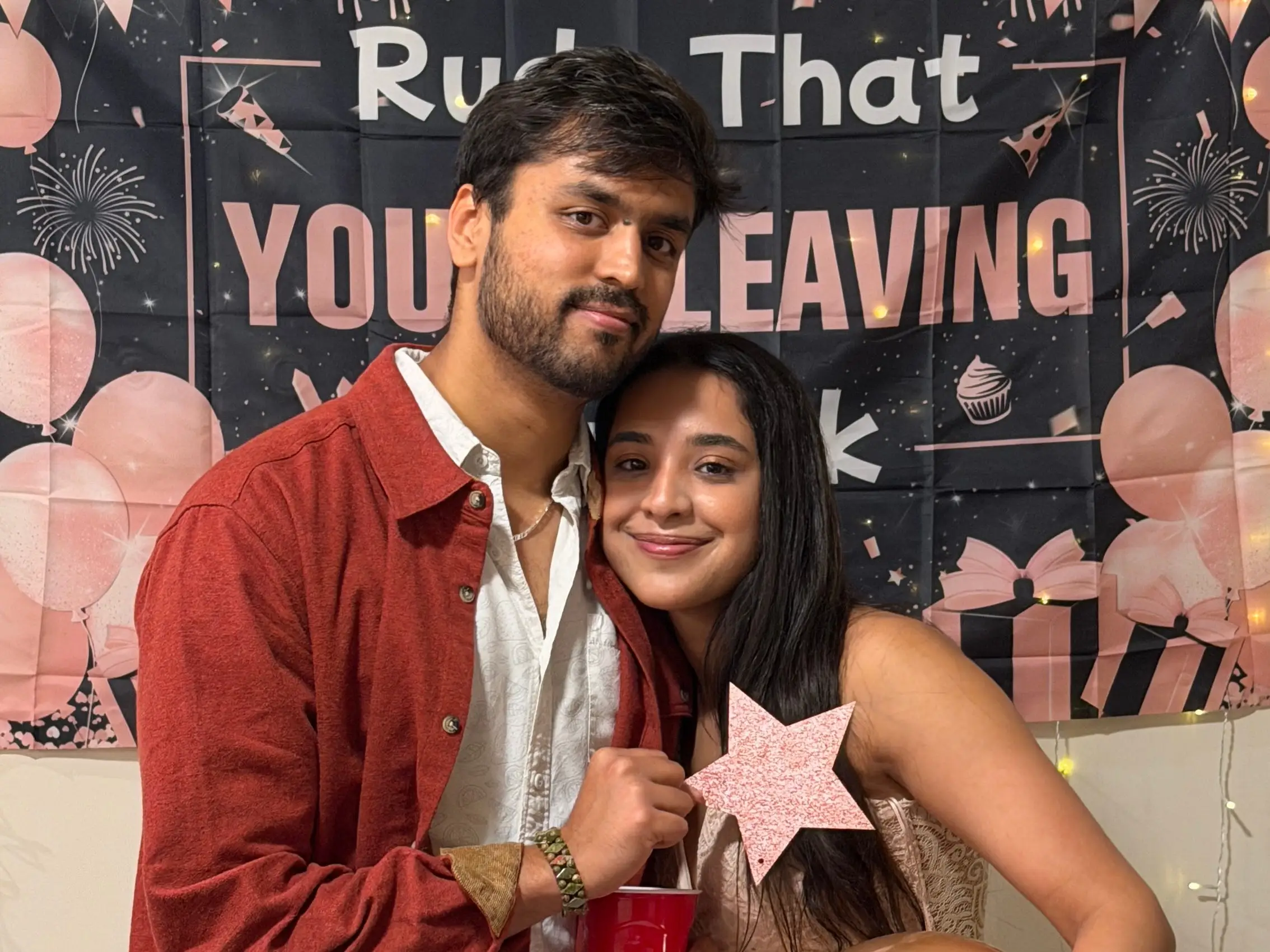 Ananya Joshi with her boyfriend, Ishan.