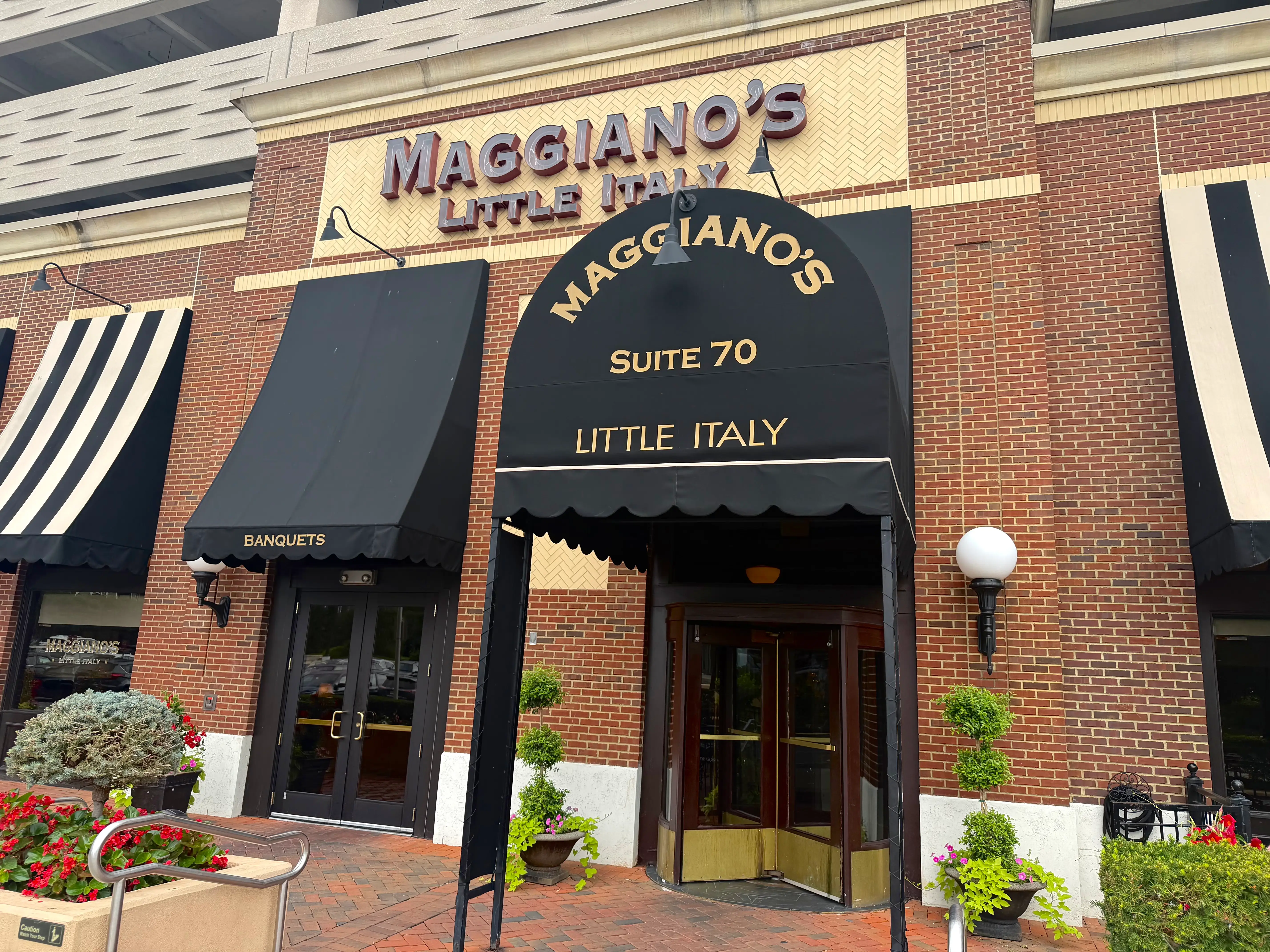 The exterior of Maggiano's Little Italy.