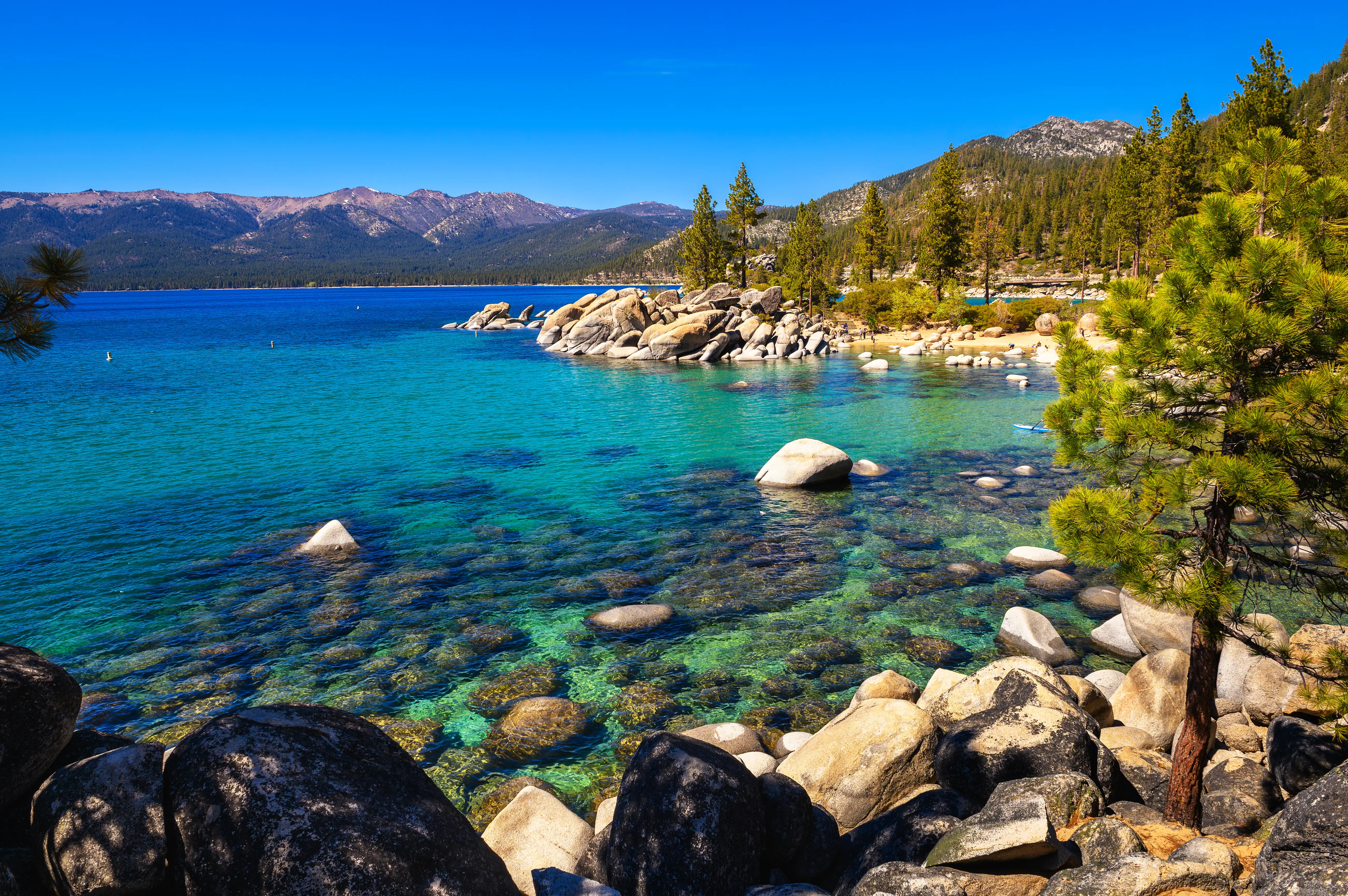 Sand Harbor Beach at Lake Tahoe, Nevada State Park,