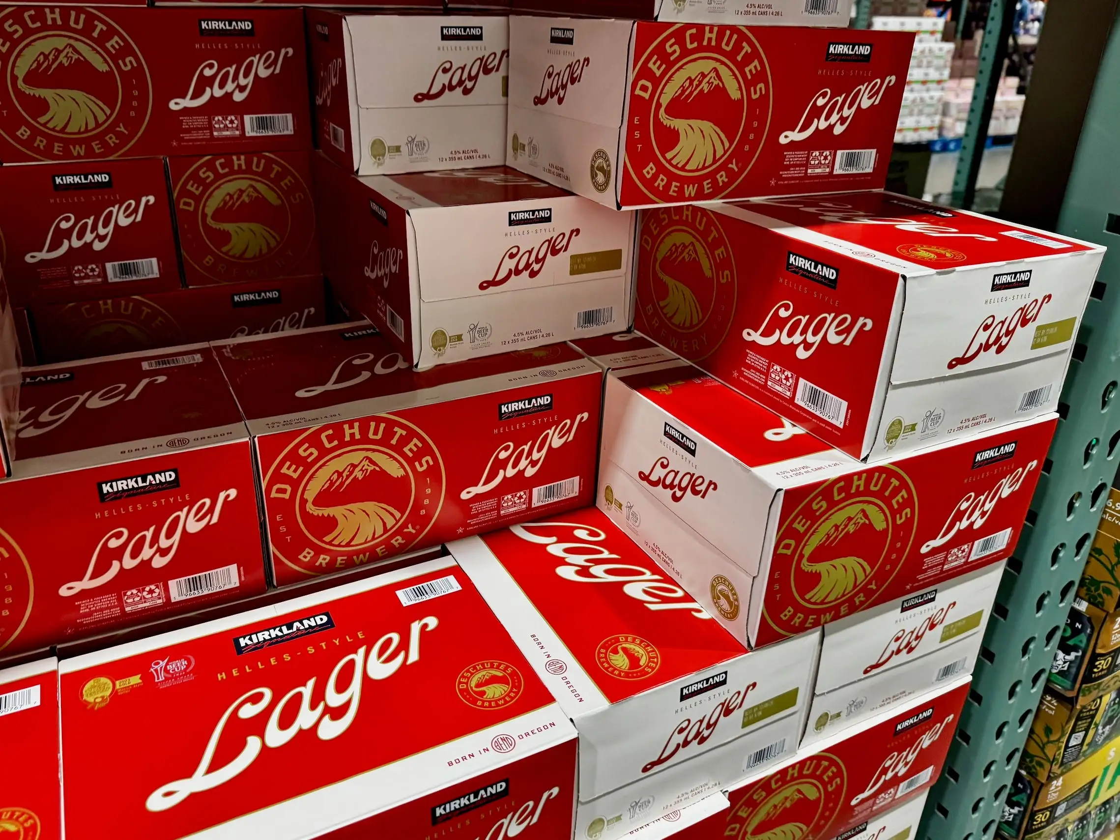 Kirkland Signature Lager for sale at Costco.