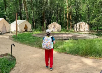 I was nervous to camp alone with my 9-year-old son, so we tried glamping. It was the perfect adventure with less stress.