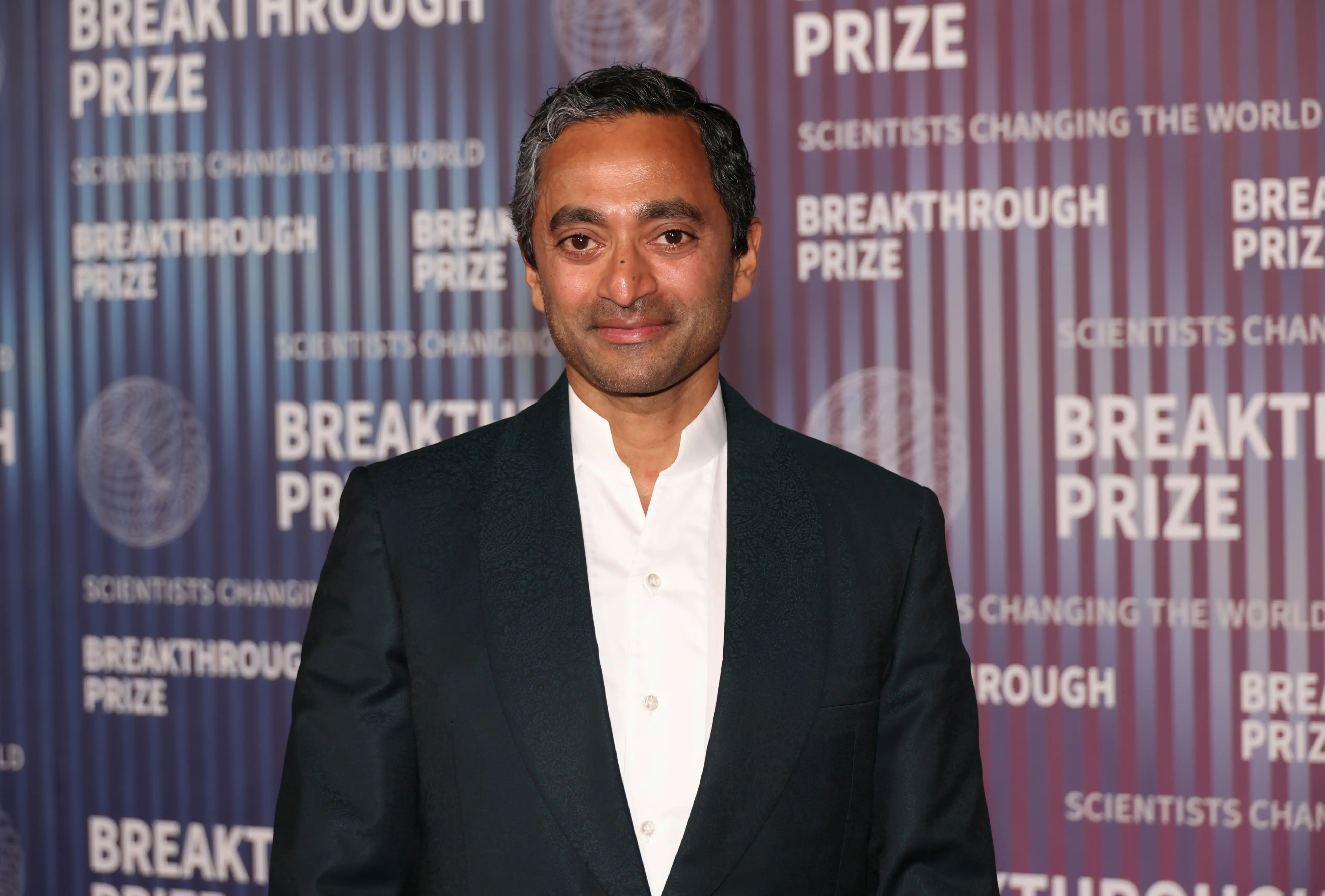 Chamath Palihapitiya on a red carpet.