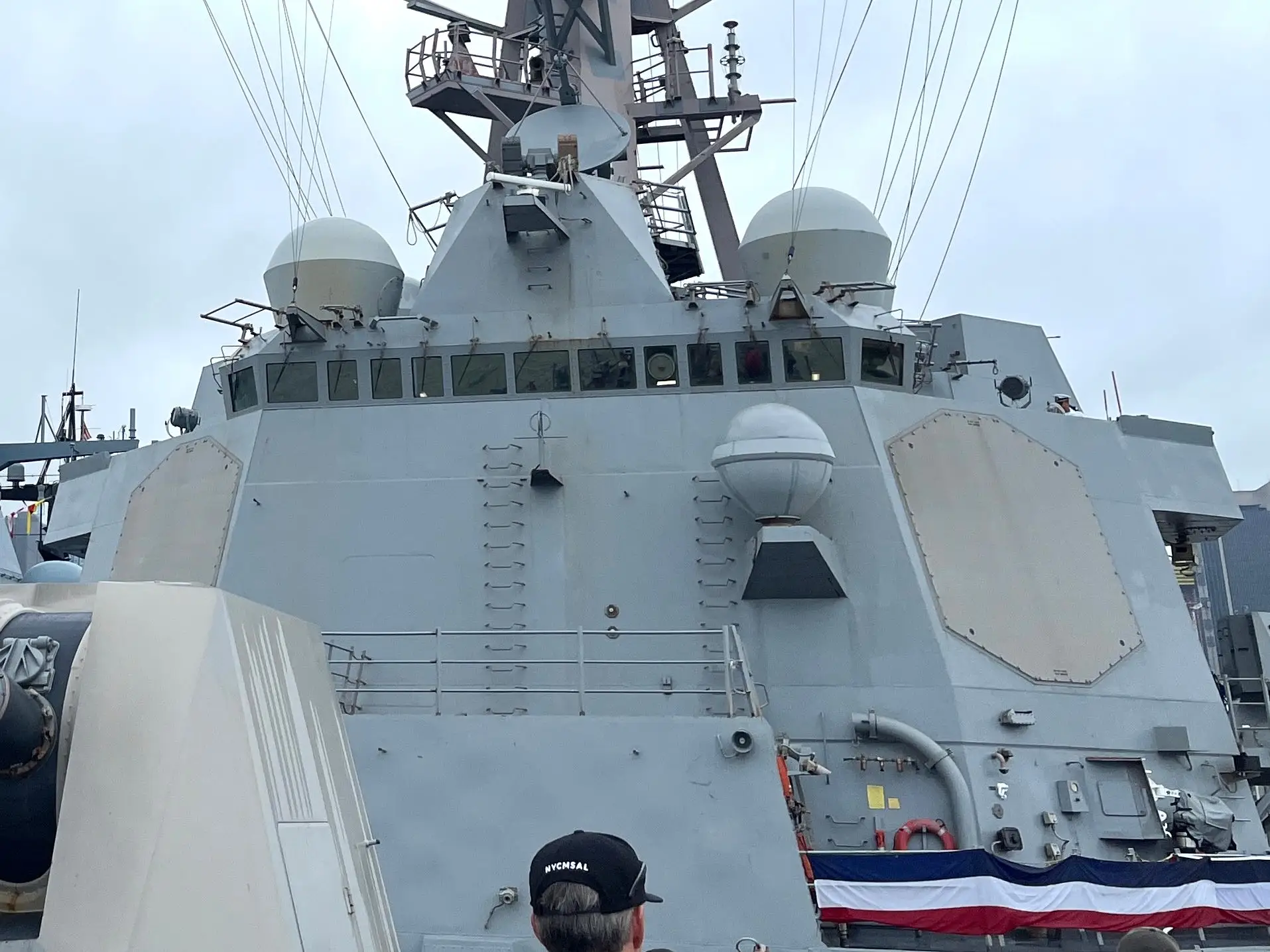 The forecastle of USS Farragut.