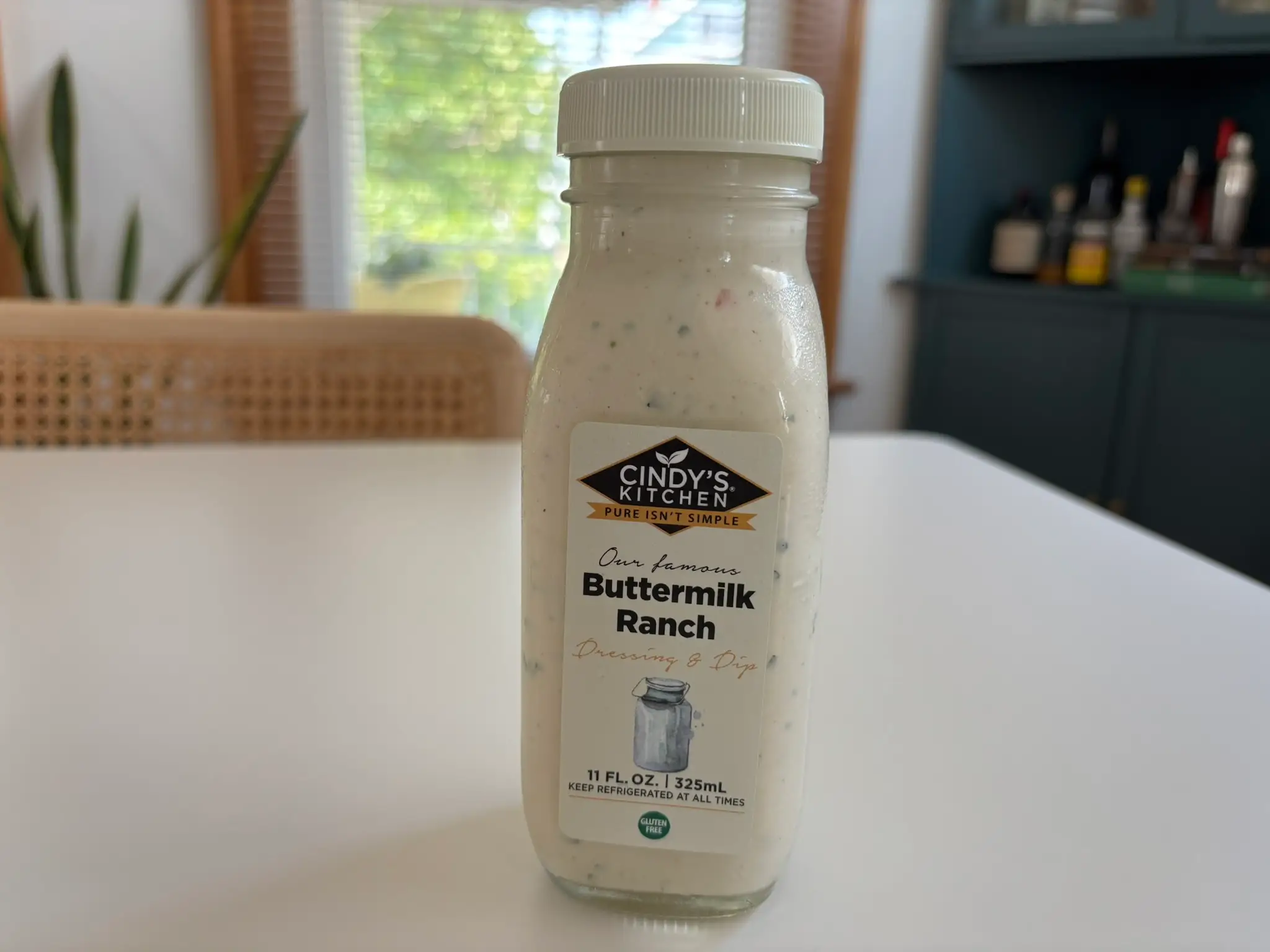 Cindy's ranch dressing bottle