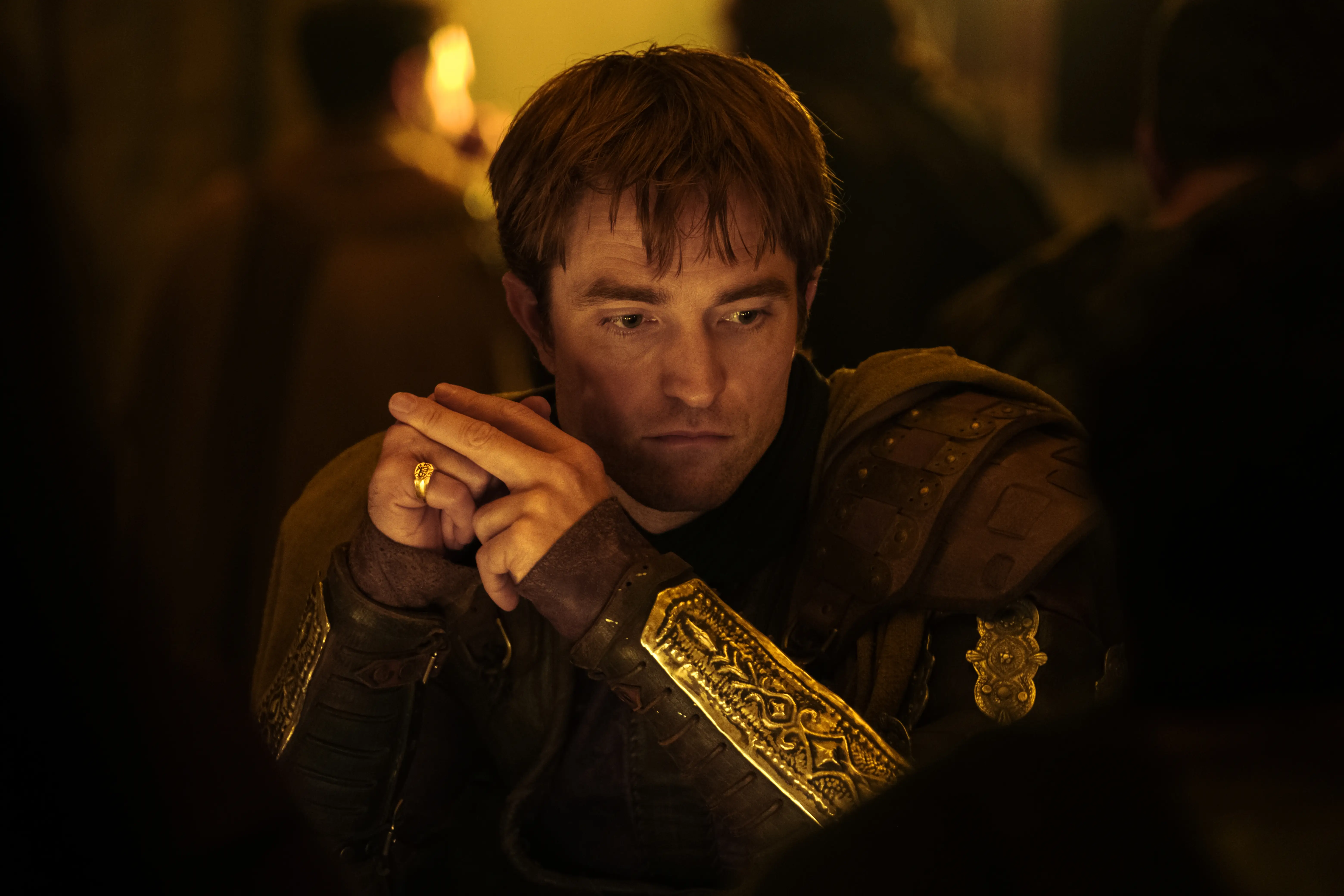 Robert Pattinson as Antinous in Christopher Nolan's movie 