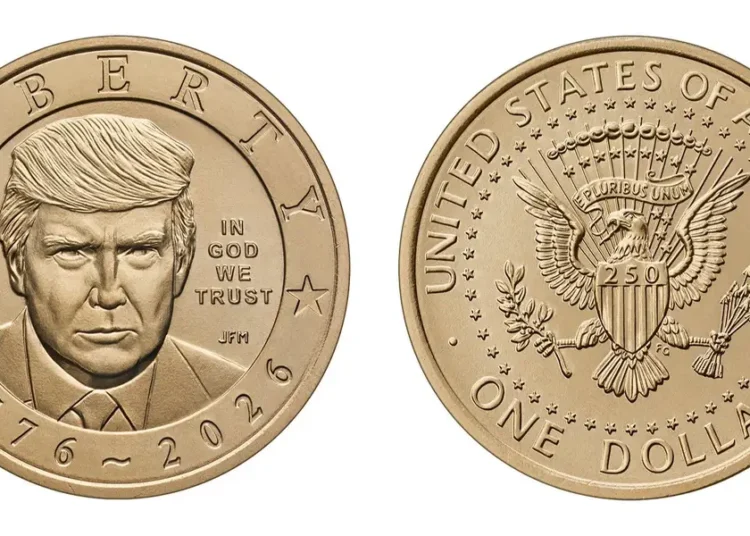 The US Mint says it’s making a $1 coin with Trump’s face on it
