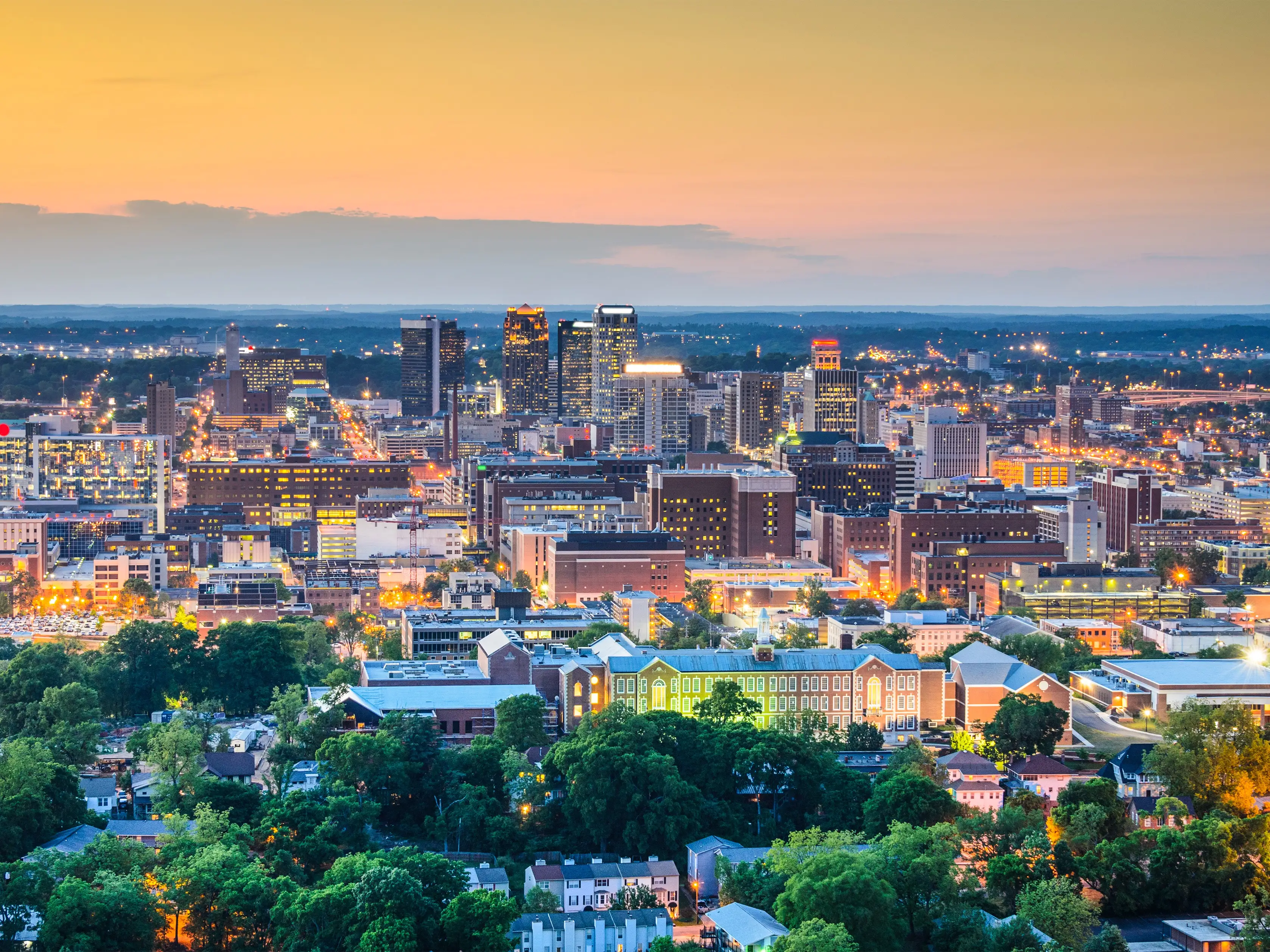 Birmingham, Alabama Skyline stock photo