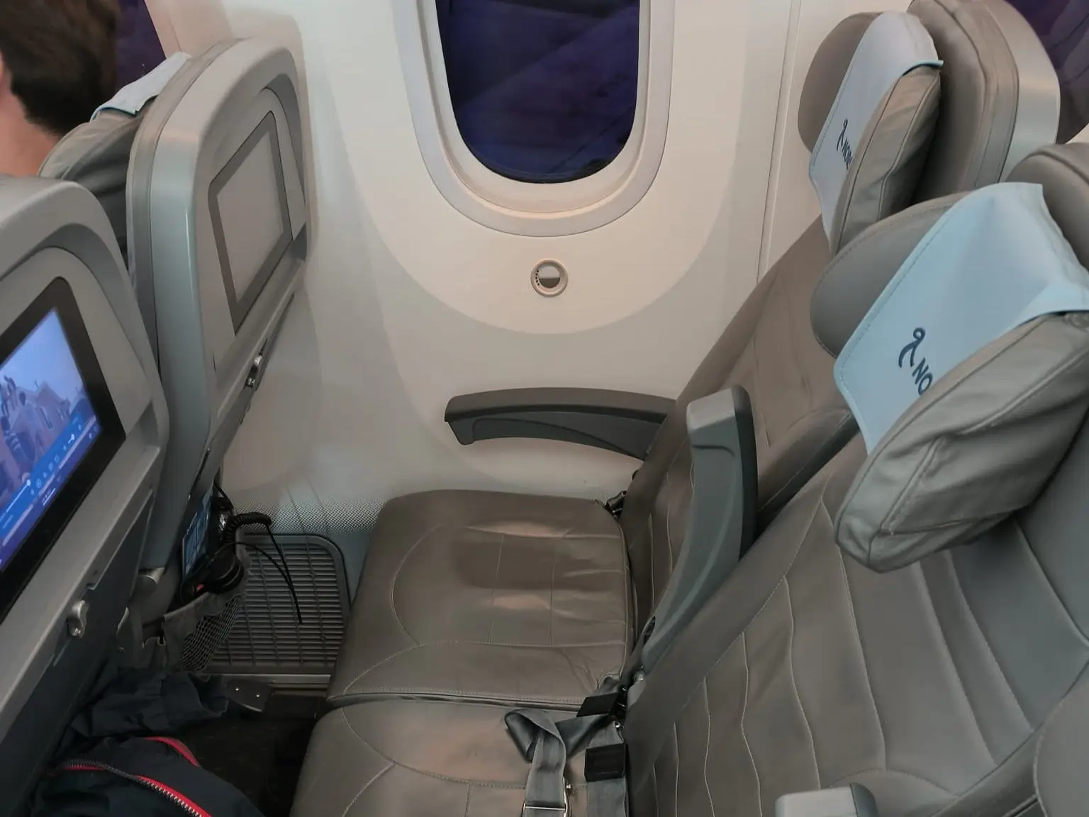 The gray economy seat on Norse.