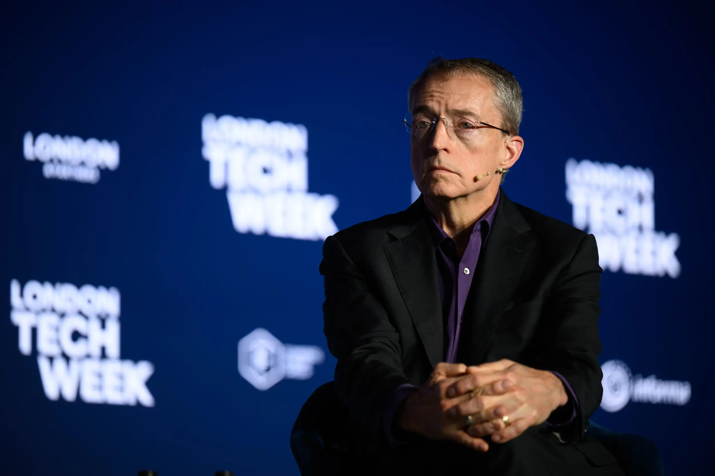Pat Gelsinger speaks at an event