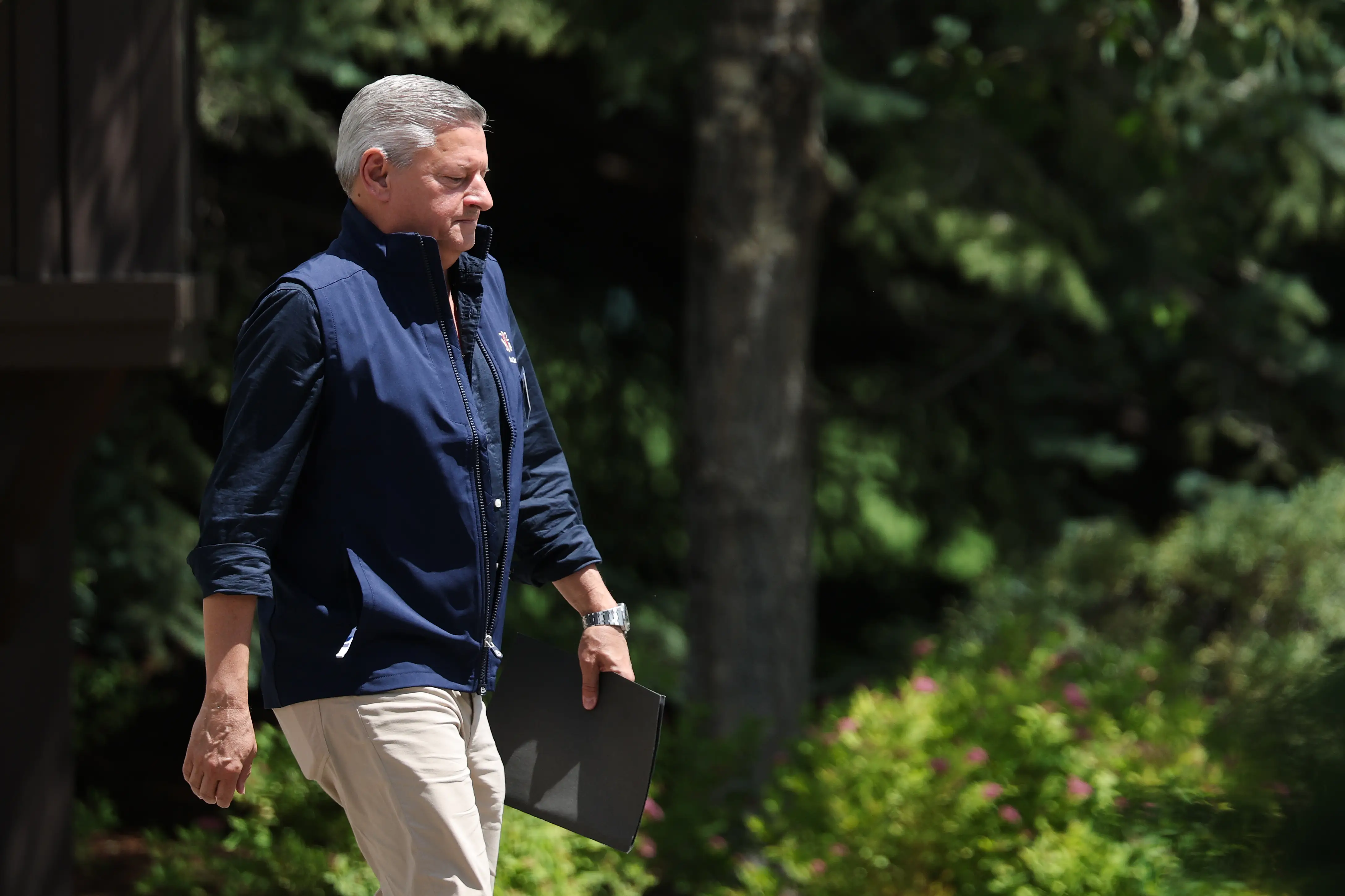 Netflix co-CEO Ted Sarandos at the Sun Valley tech and media conference, July 2026