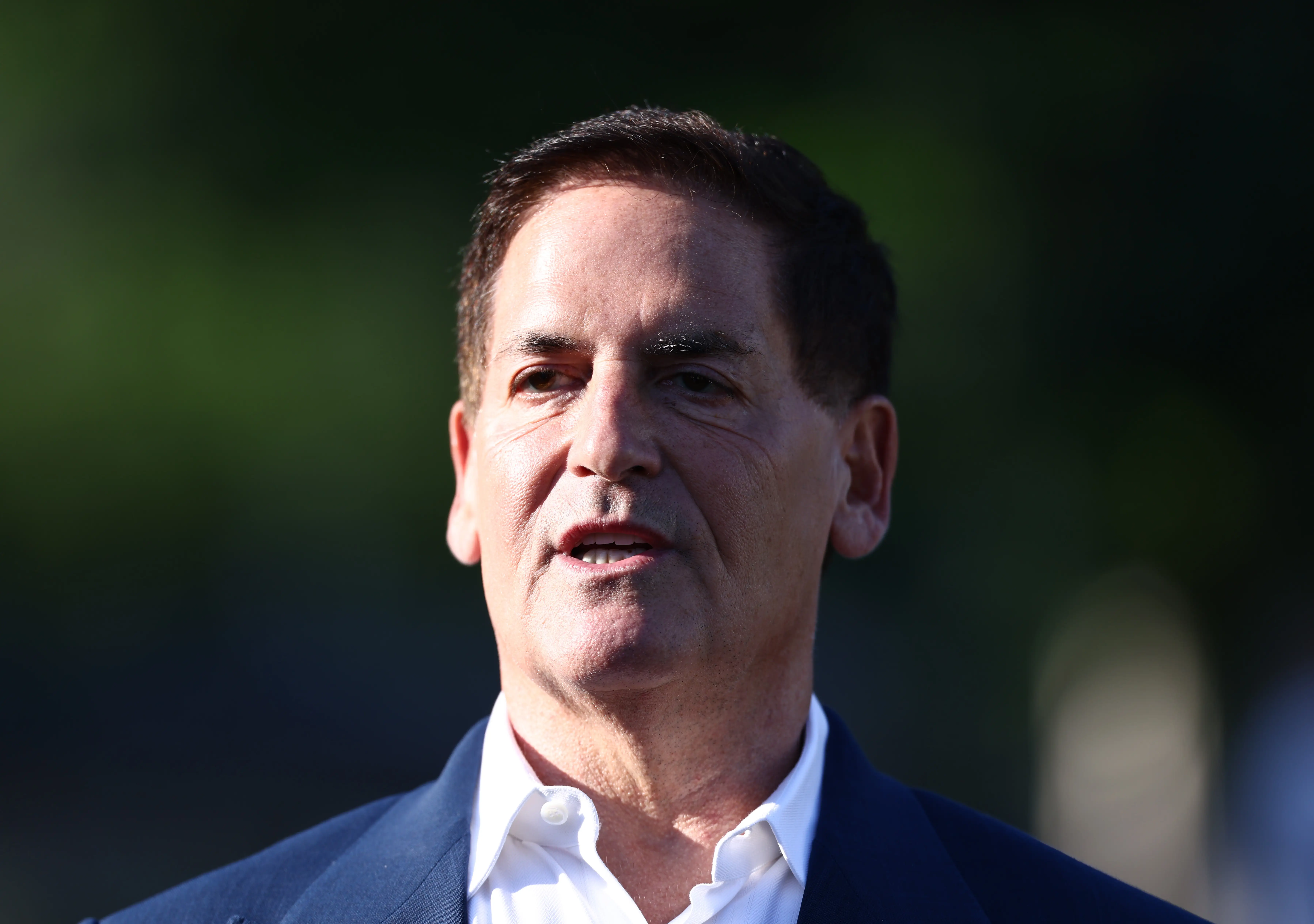 Mark Cuban outside the White House in Washington, DC, US, In May 2026