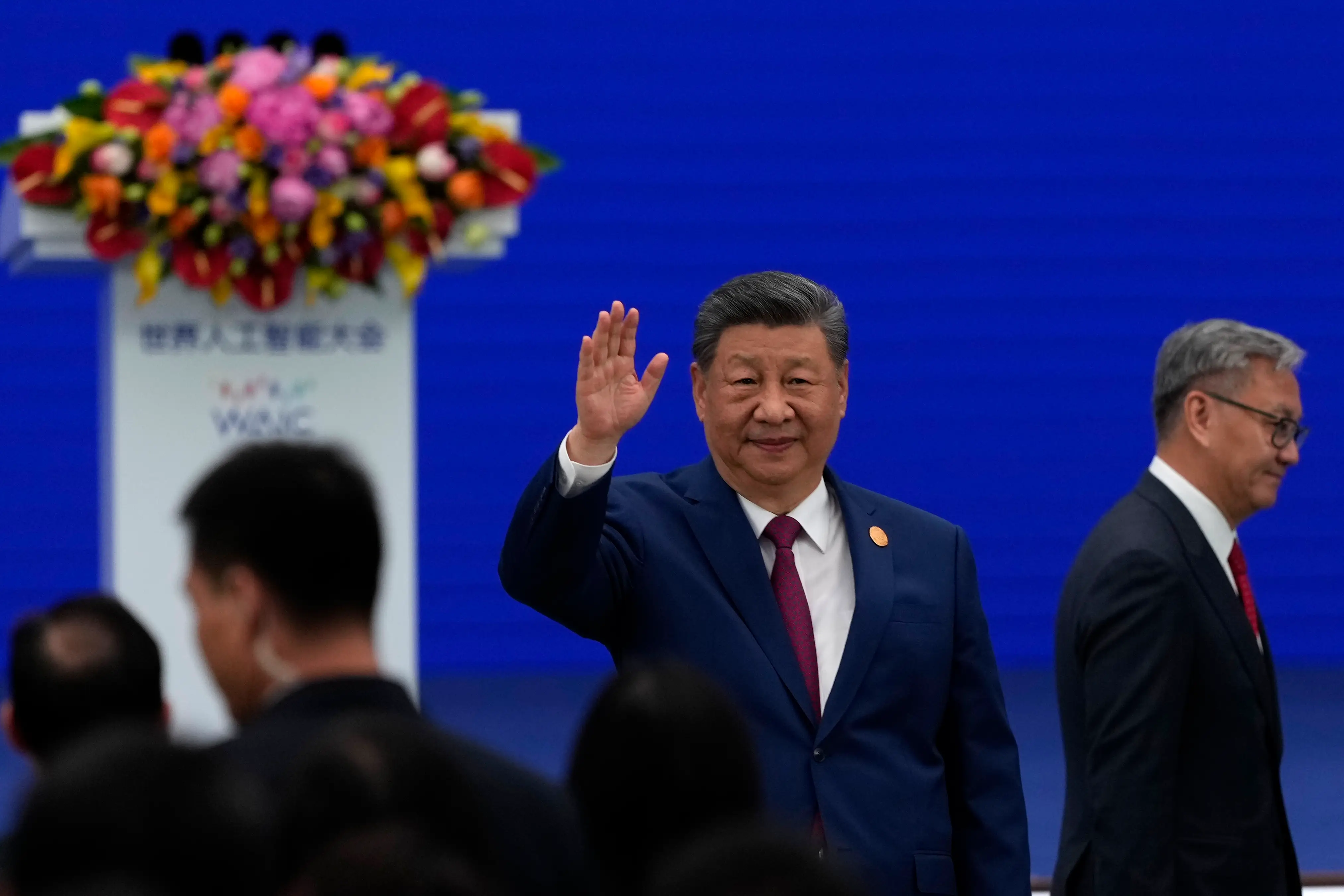 Chinese president Xi Jinping is pictured.