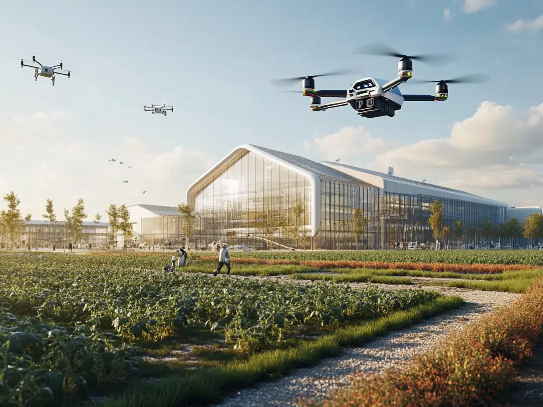 Concept image of a data center from the future.