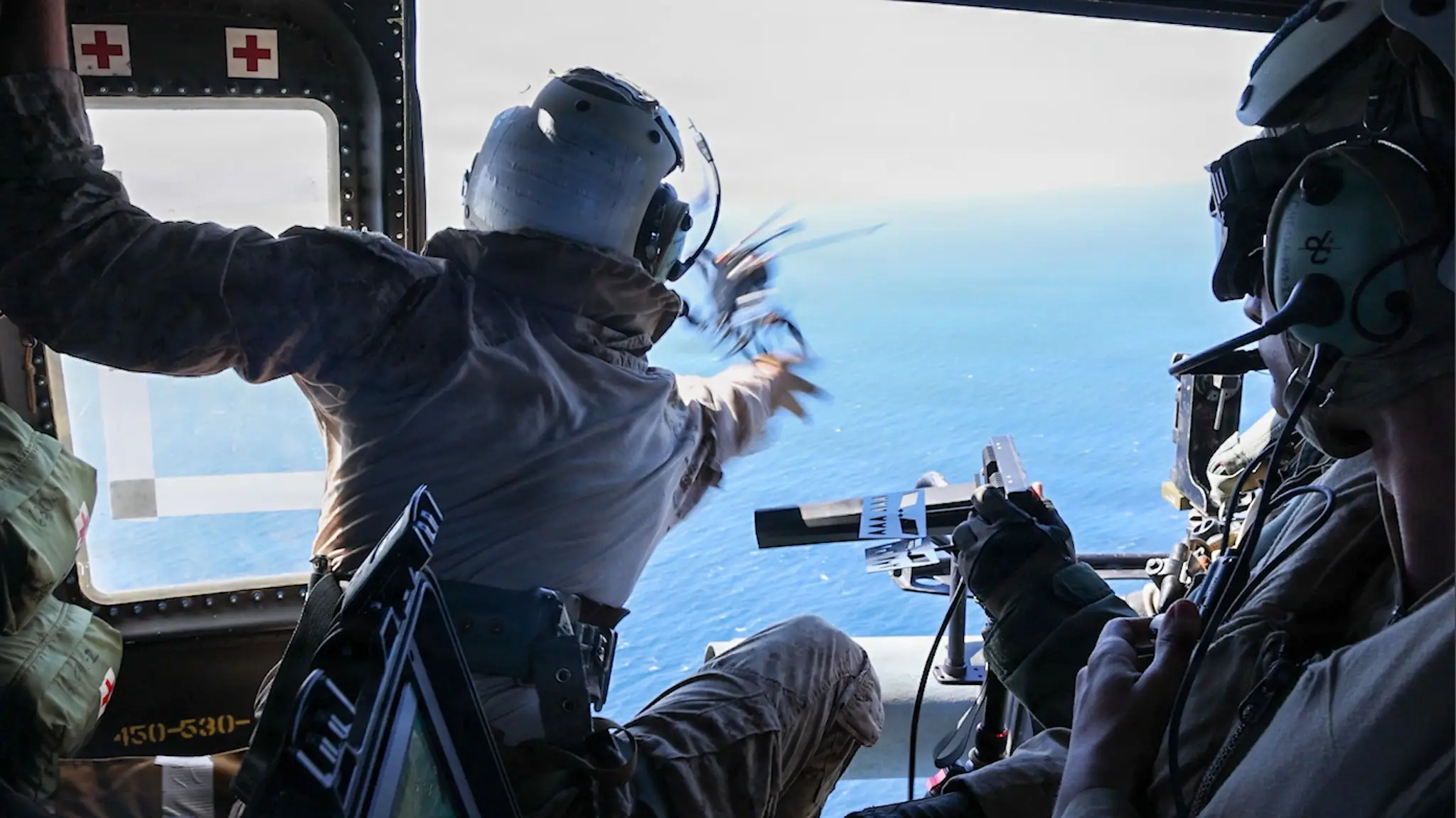 Marines tested whether a helicopter could become an airborne drone command center off the coast of Camp Pendleton, California, June 16, 2026.