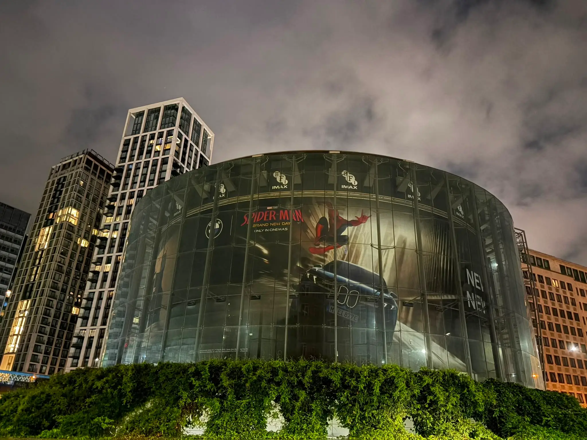 BFI Imax at night