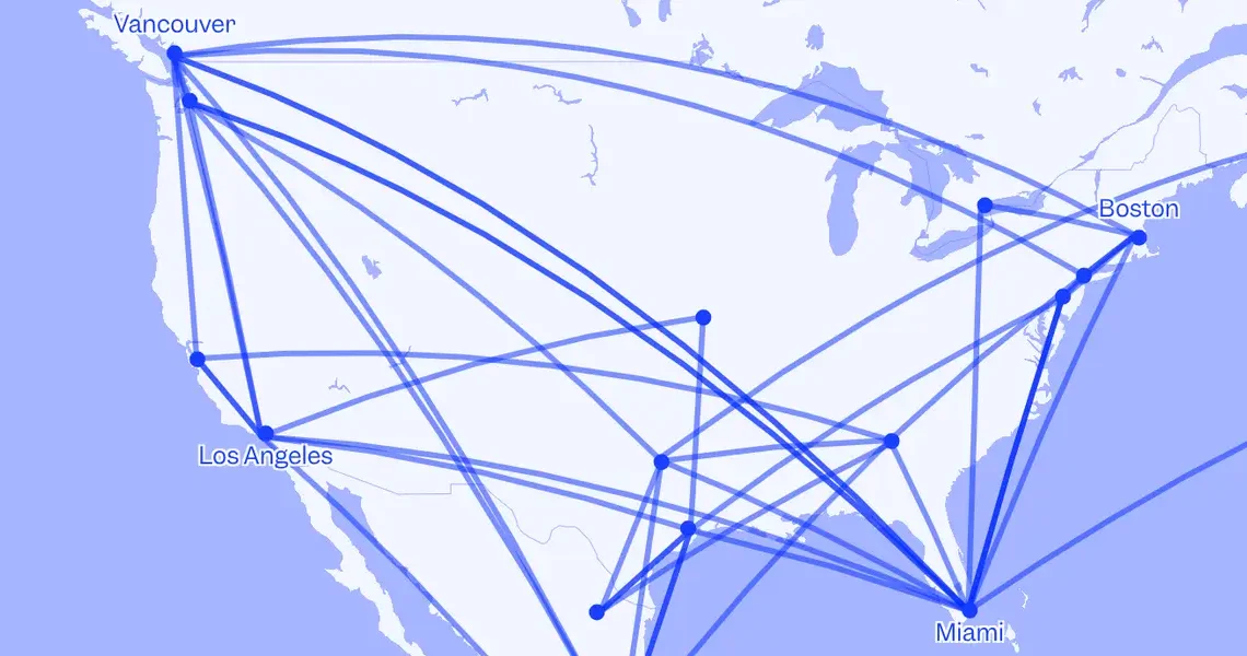 Mapped: How FIFA’s president criss-crossed North America on a private jet to watch over 40 World Cup games in 39 days