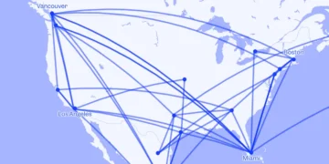 Mapped: How FIFA’s president criss-crossed North America on a private jet to watch over 40 World Cup games in 39 days