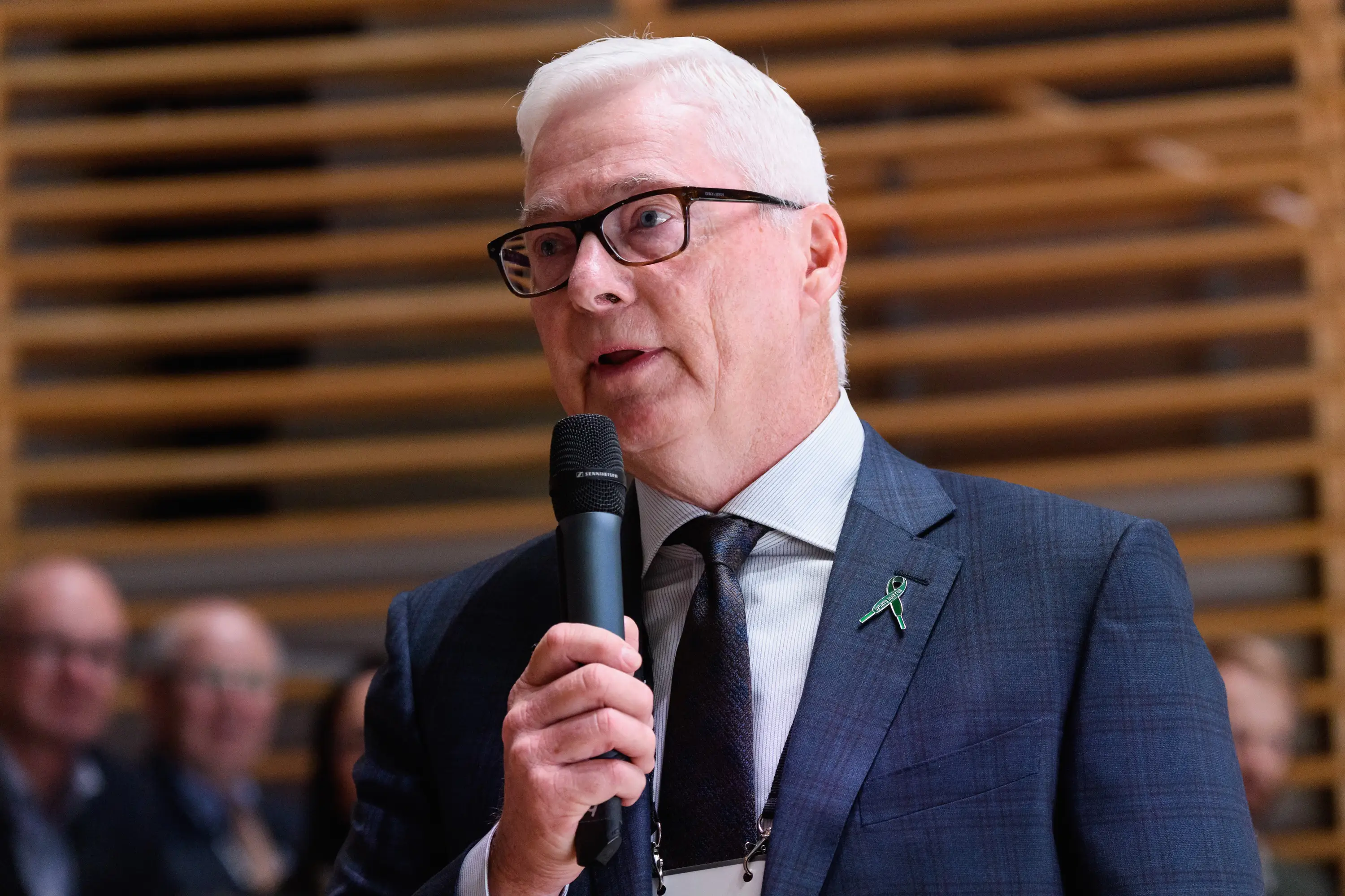 Edward W. Stack, chairman of Dick's Sporting Goods, at the 2018 New York Times Dealbook in New York City.