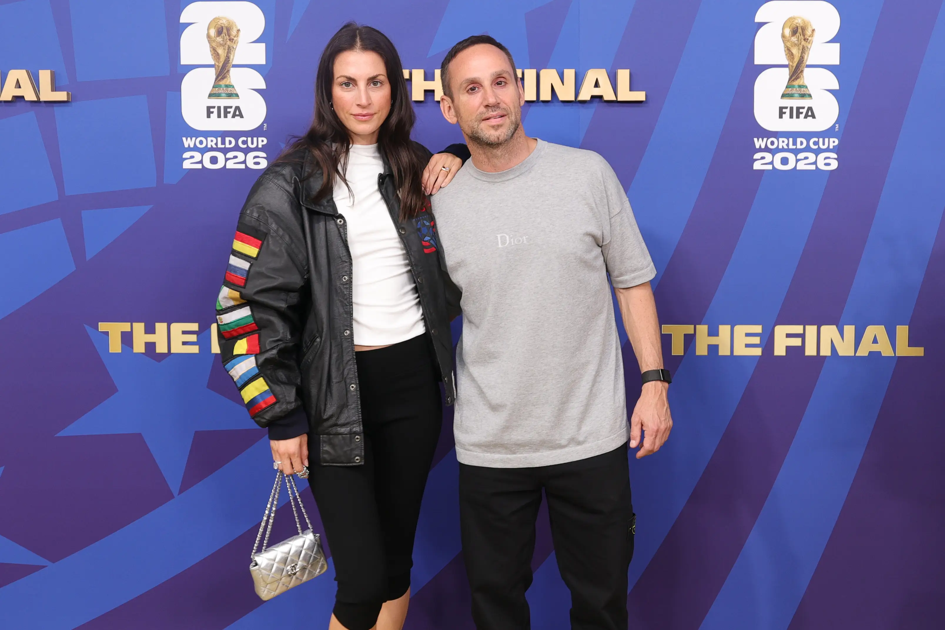 Camille Fishel and Michael Rubin at the 2026 World Cup Final.