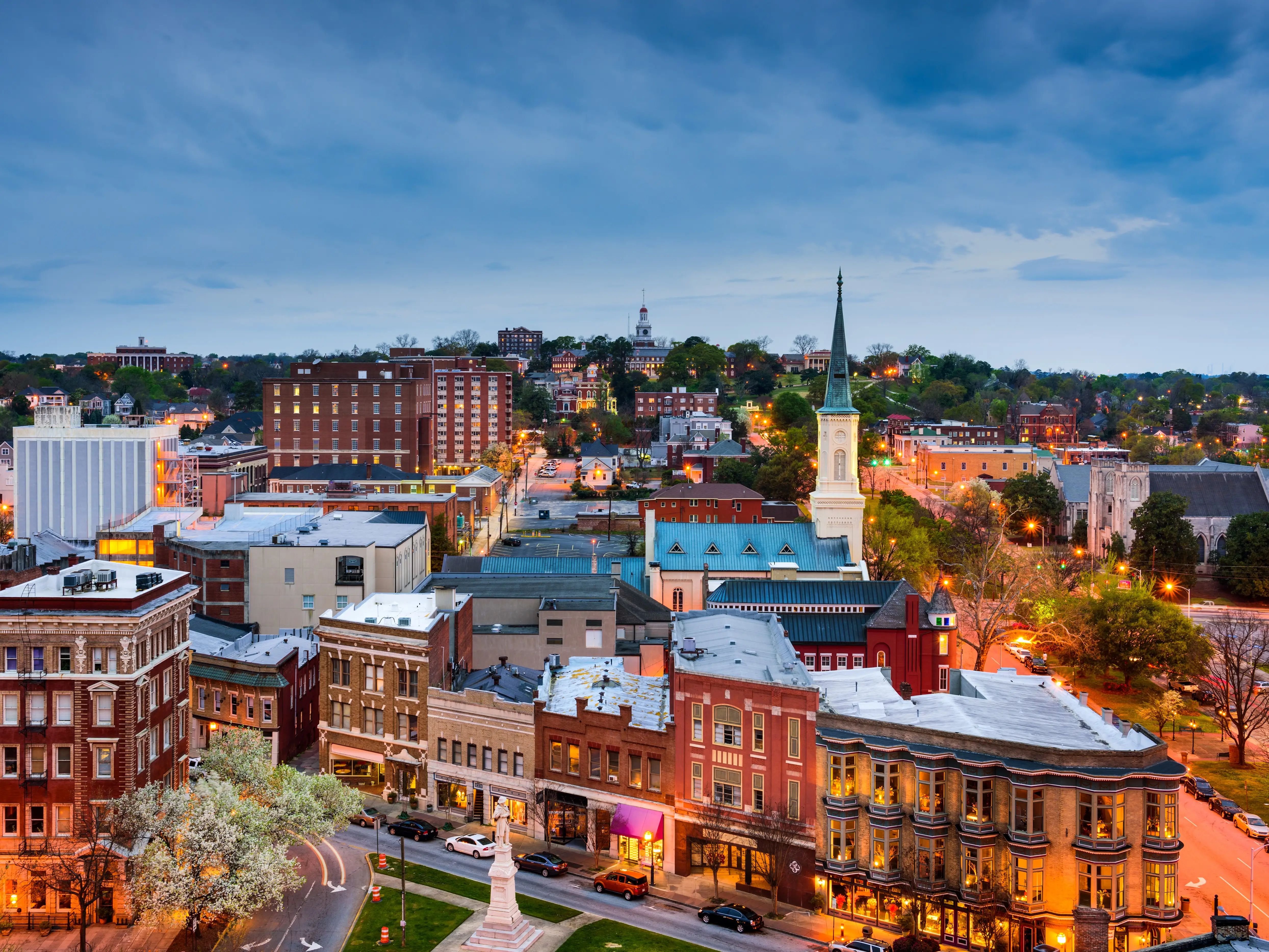 Macon Georgia USA stock photo