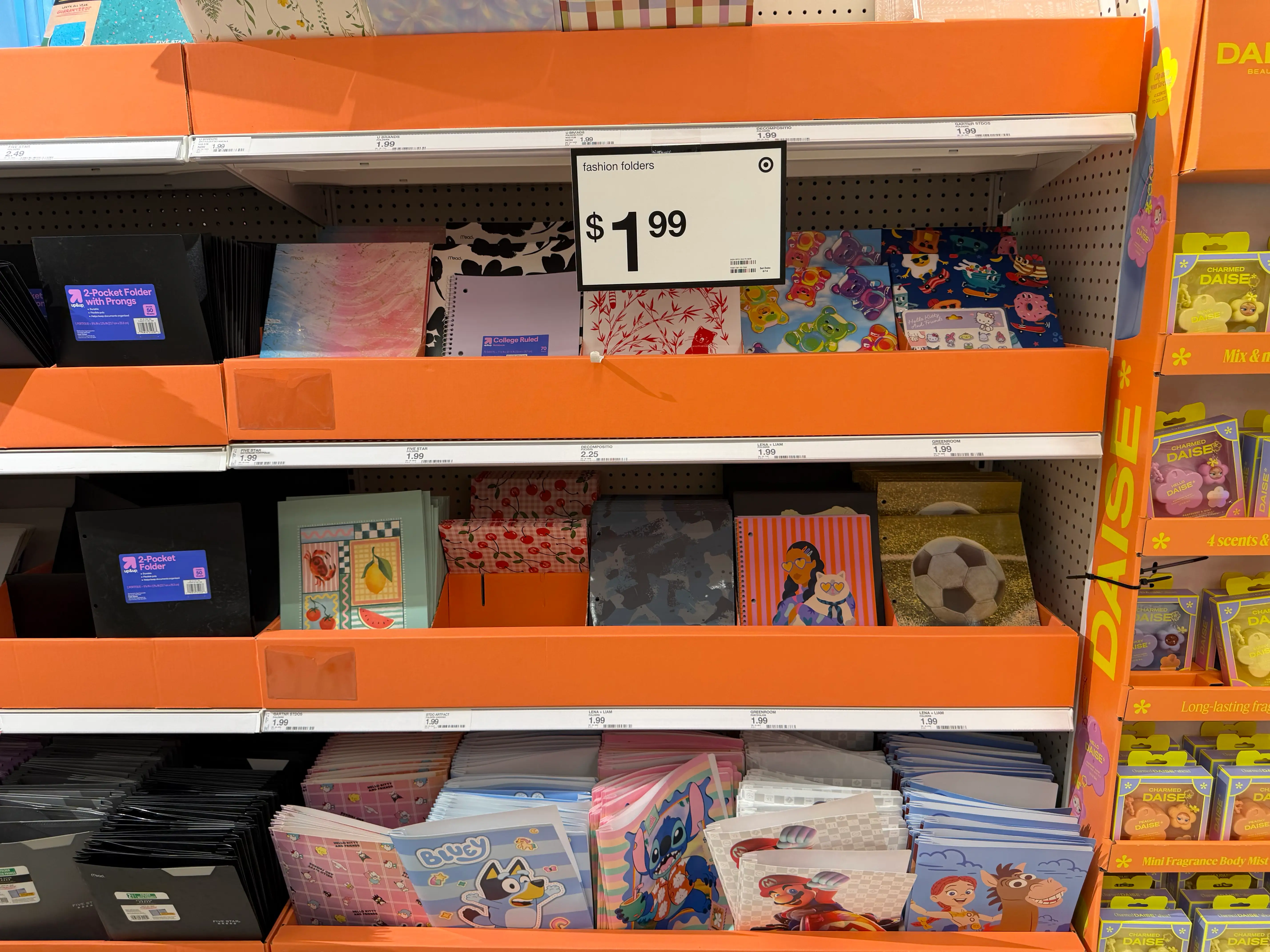 decorative folders at Target