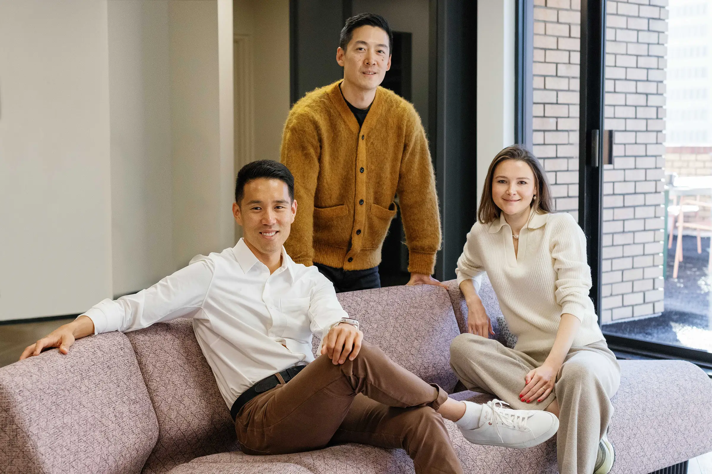 Patron investors: Brian Cho, Jason Yeh, and Amber Atherton