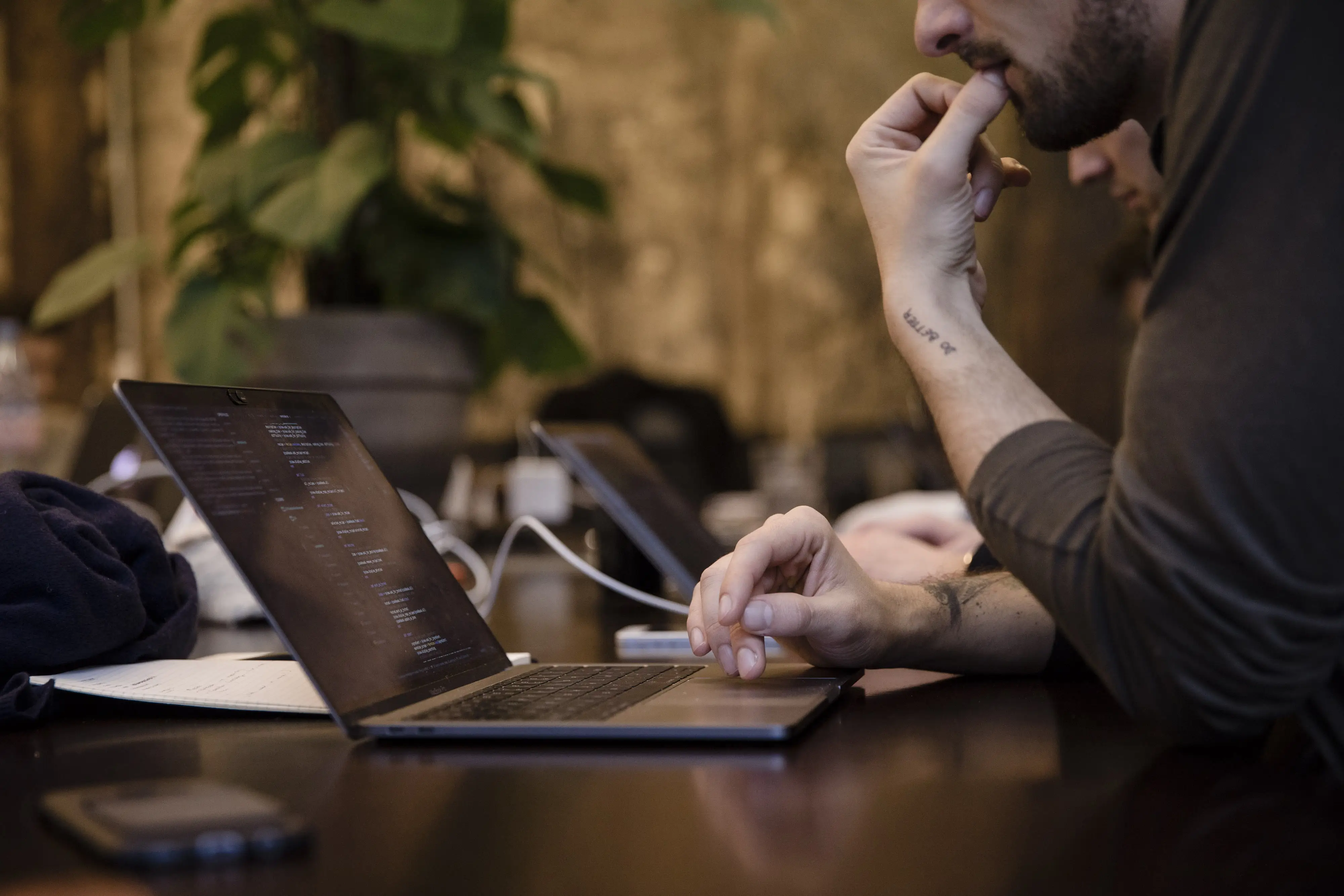 A student used a laptop at Le Wagon coding boot camp in Paris in January 2018
