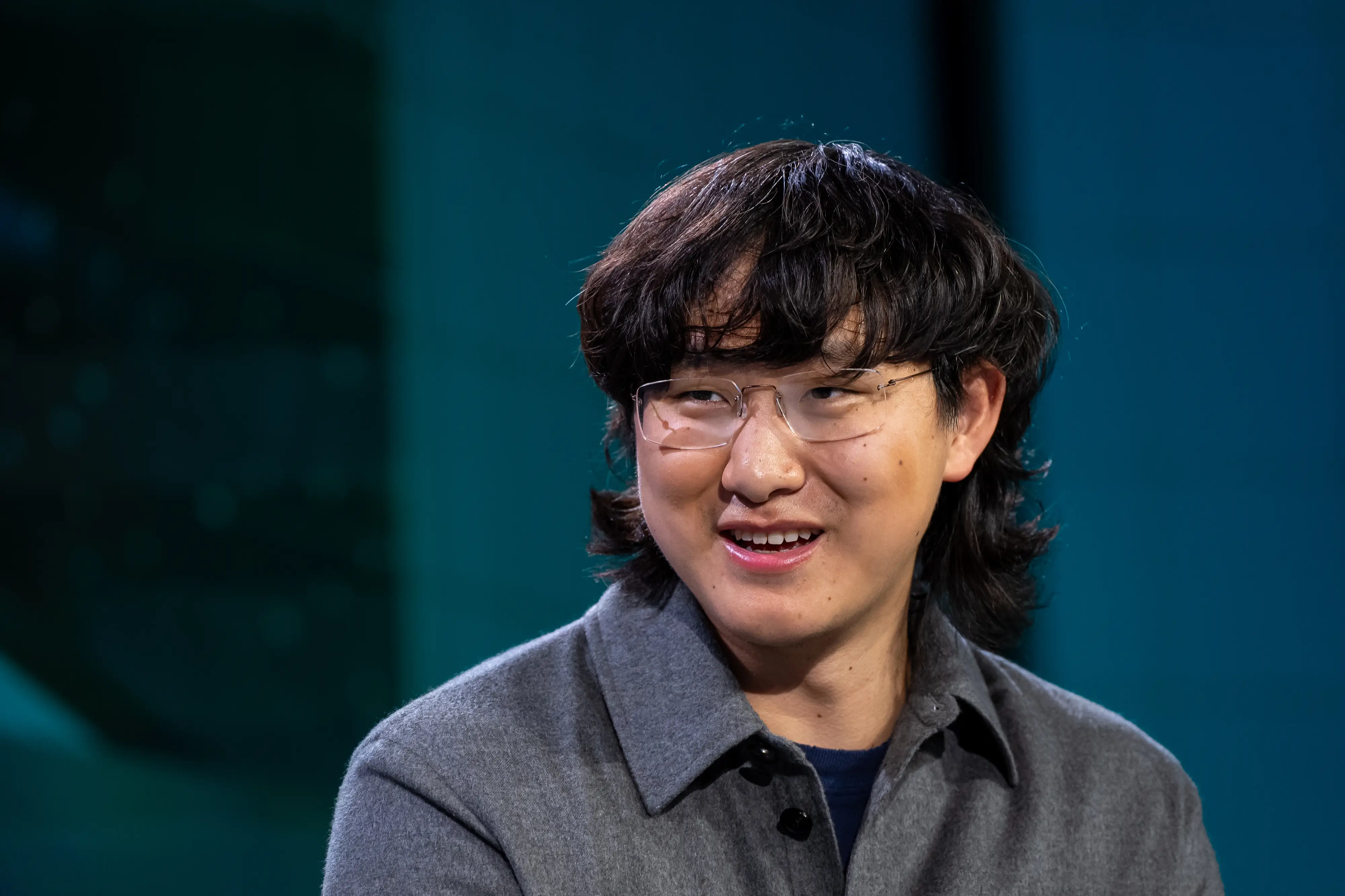 Alexandr Wang, chief AI officer of Meta, during the Bloomberg Tech conference in San Francisco.