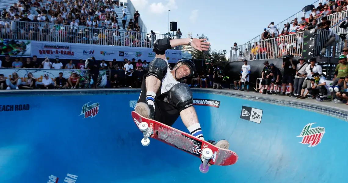 Tony Hawk says movement keeps you young, whether it’s chasing your grandkid, dancing, or yes, doing ollies