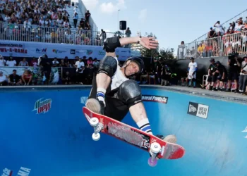 Tony Hawk says movement keeps you young, whether it’s chasing your grandkid, dancing, or yes, doing ollies