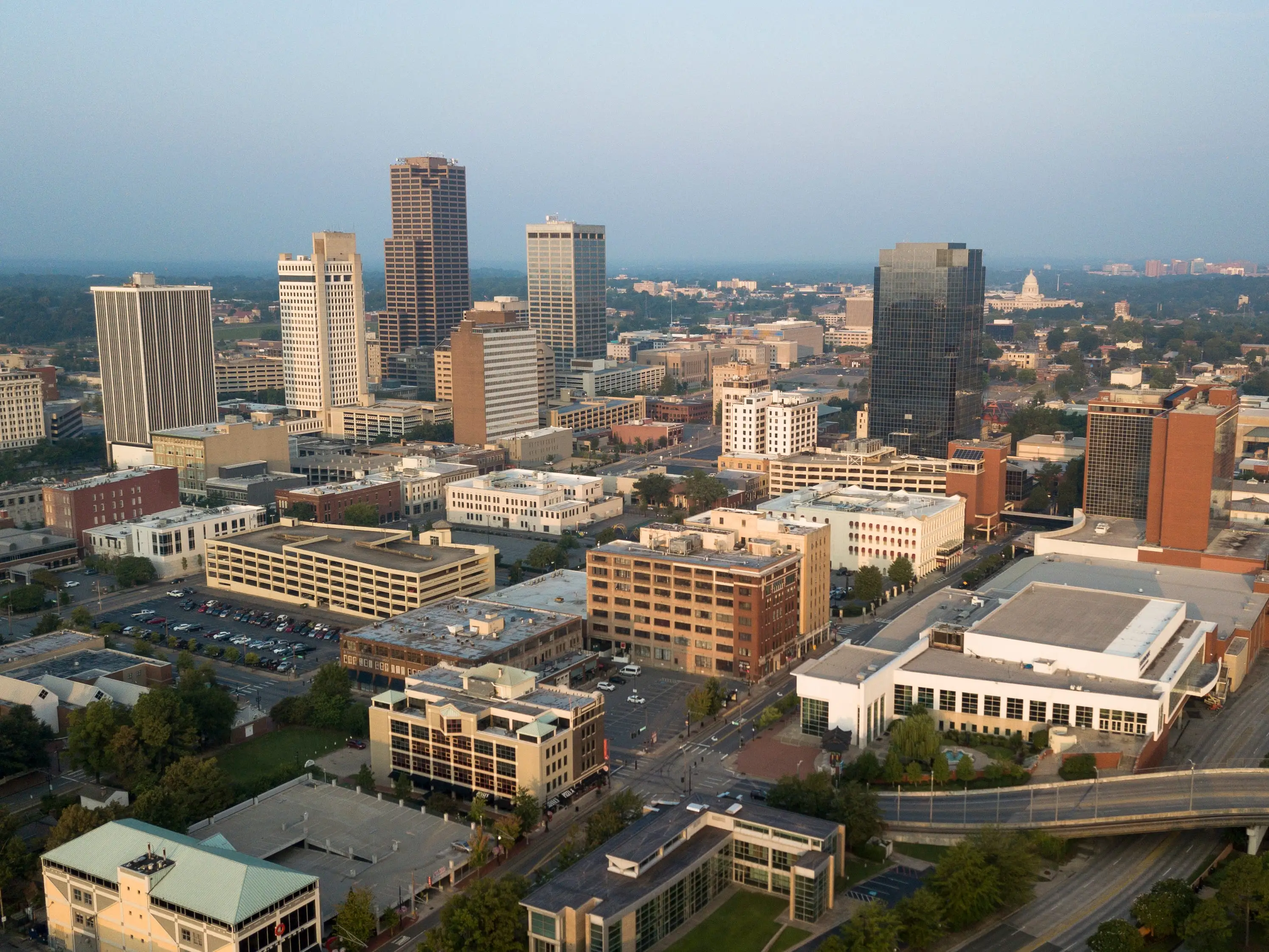 Buildings in Little Rock, Arkansas.