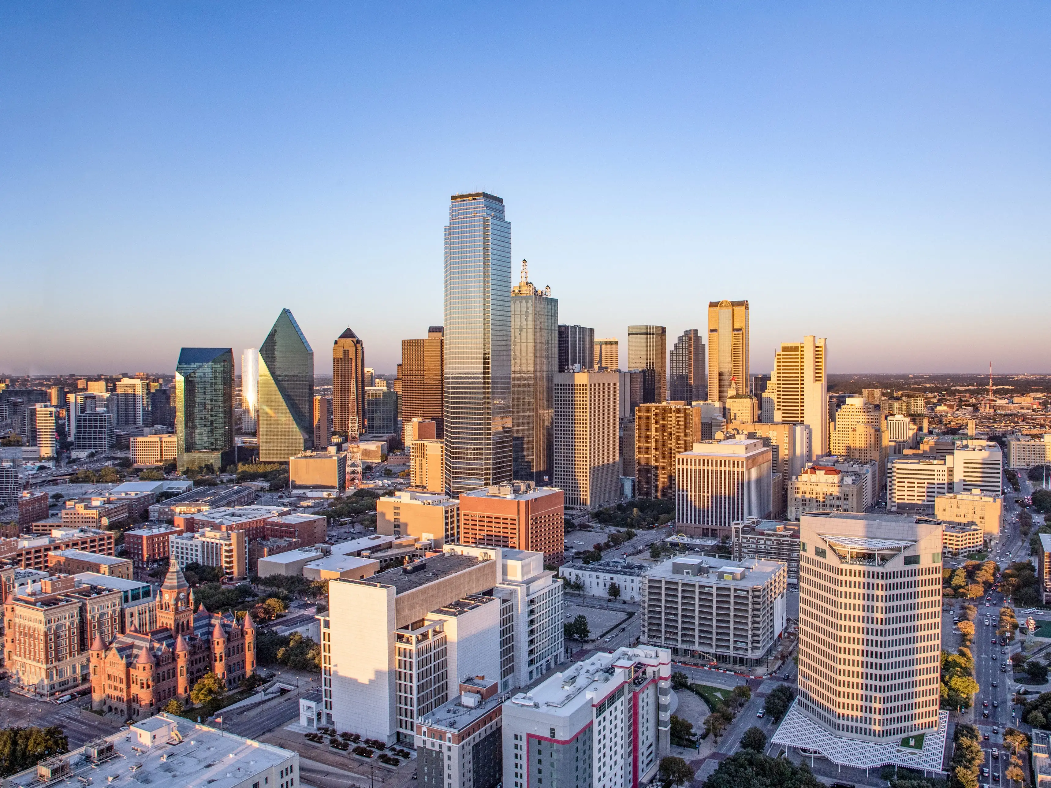 Buildings in Dallas, Texas.