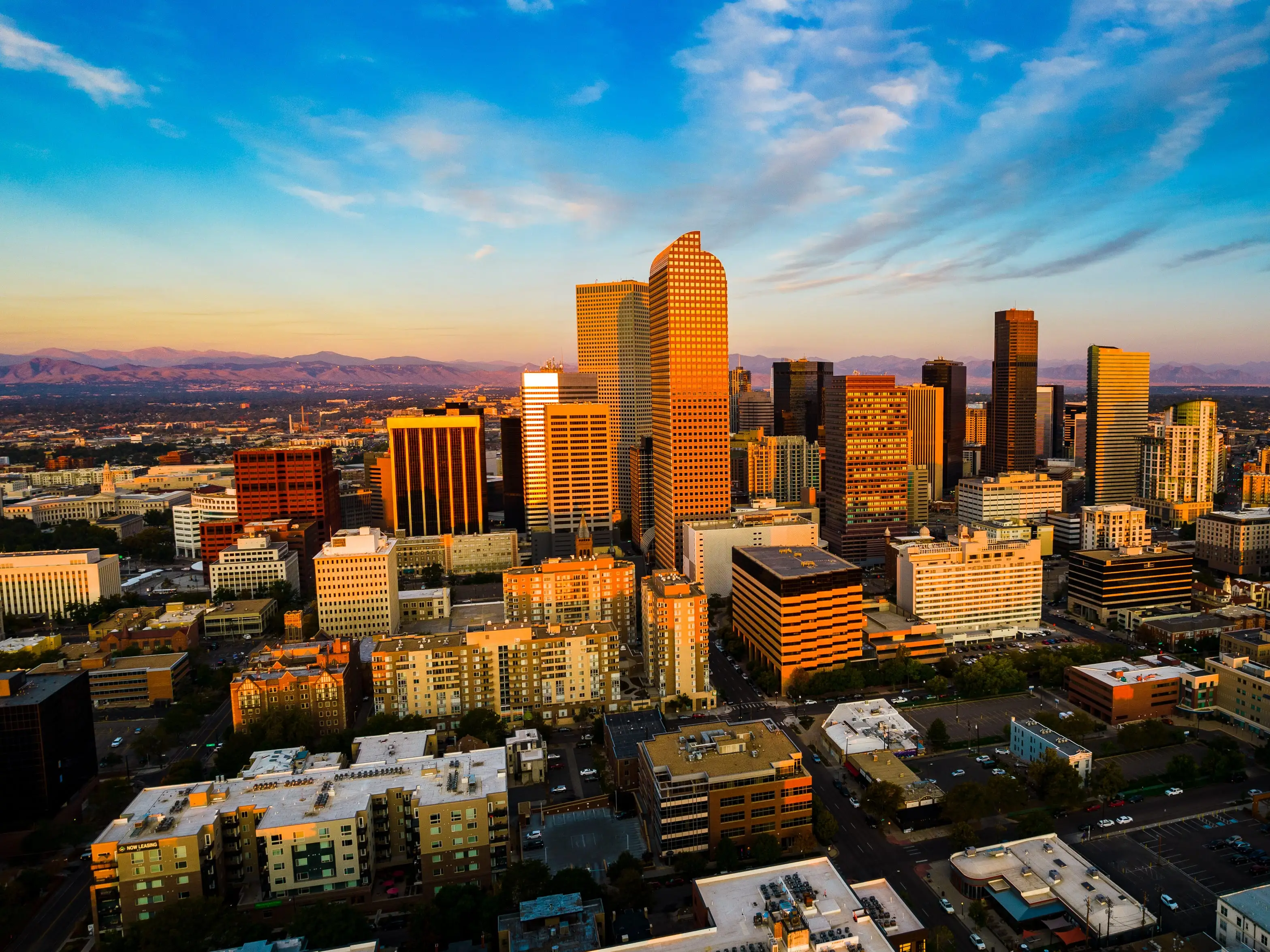 Buildings in Denver, Colorado.