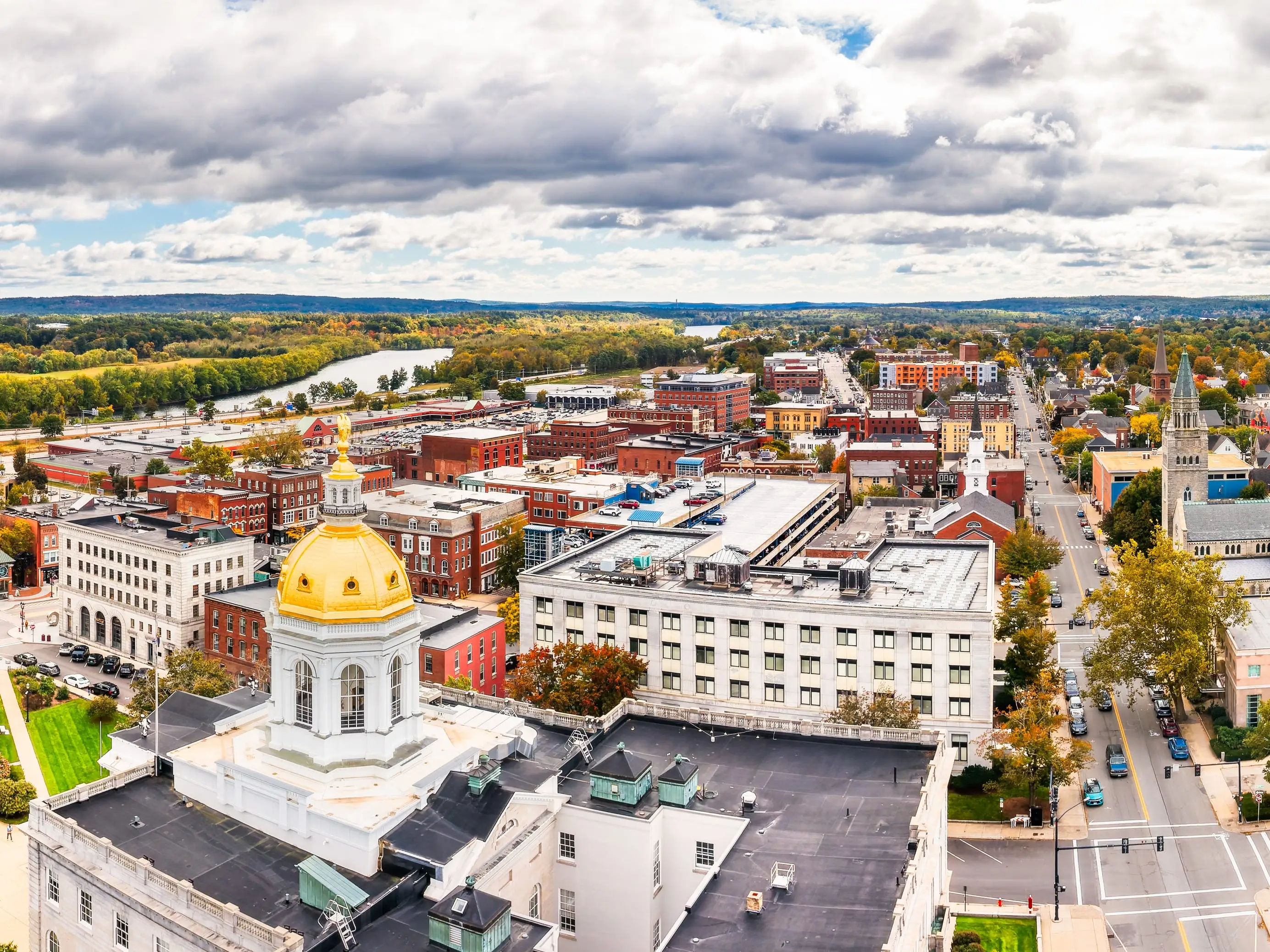 Buildings in Concord, New Hampshire.