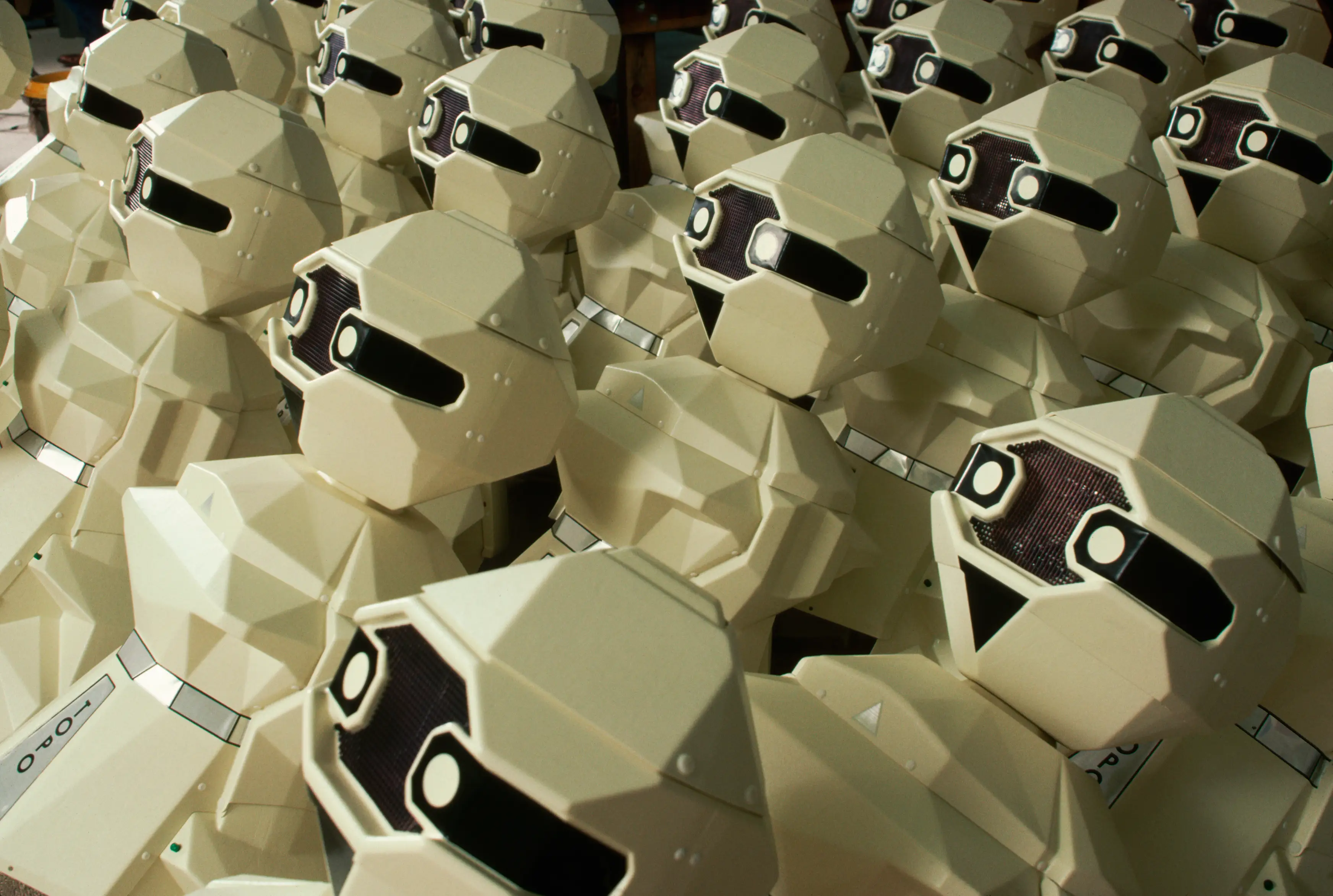 Topo robots on an assembly line