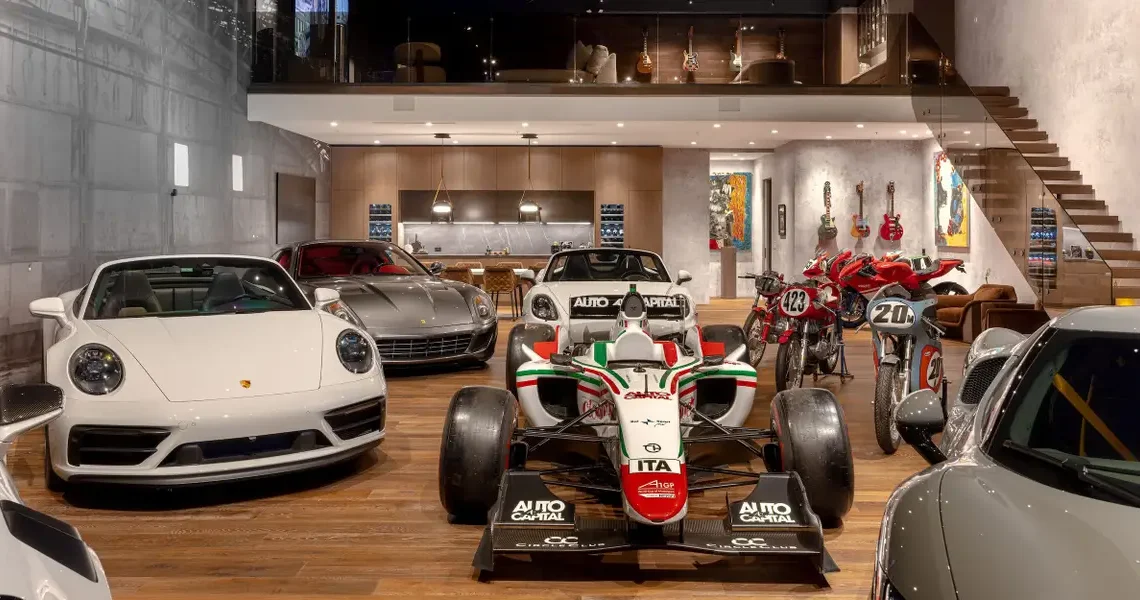 Wealthy collectors are buying condos just for their cars
