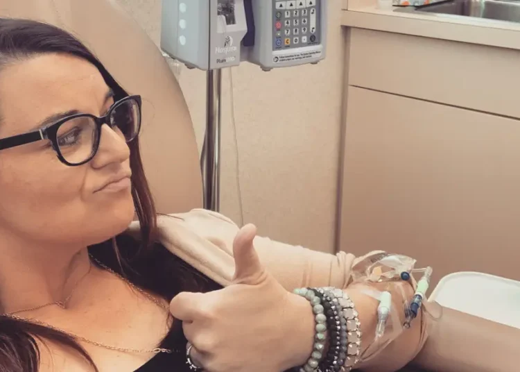 A 33-year-old nurse thought her bleeding was caused by hemorrhoids. She was diagnosed with stage 3 colon cancer.