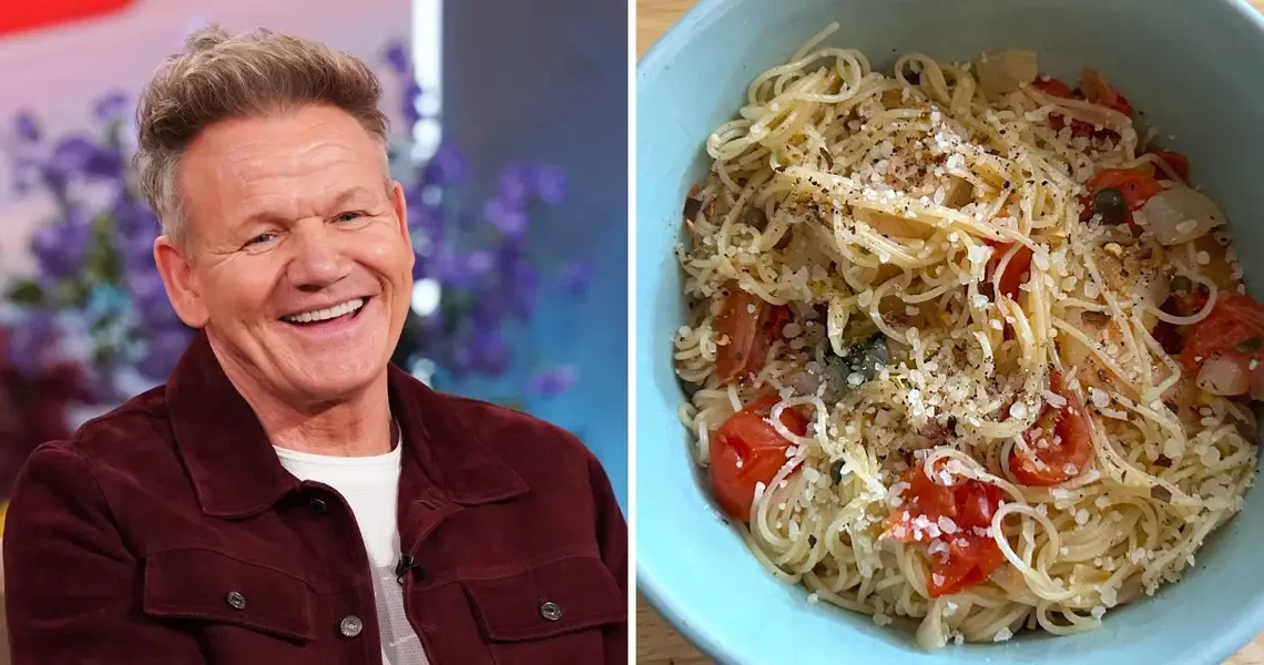 I made Gordon Ramsay’s 10-minute pasta. It’s the perfect easy dinner for summer.