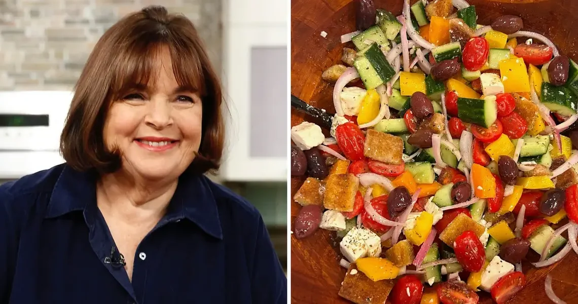 Ina Garten’s Greek panzanella salad will transport you to Greece, no passport required