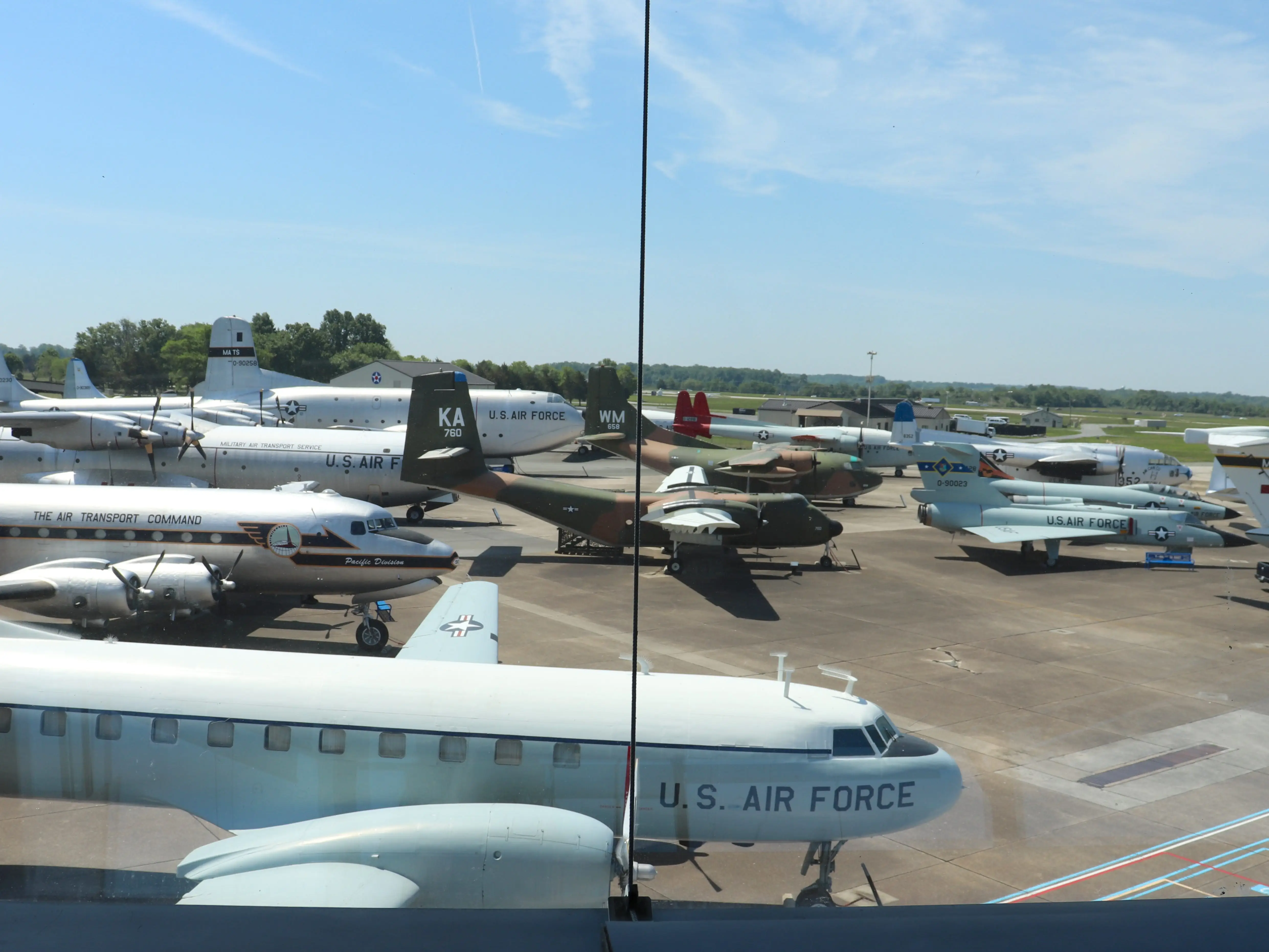 Planes at the Air Mobility Command Museum.