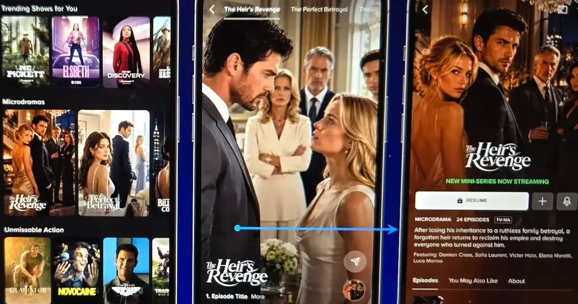 Paramount+ is moving into micro dramas as Hollywood falls in love with short video