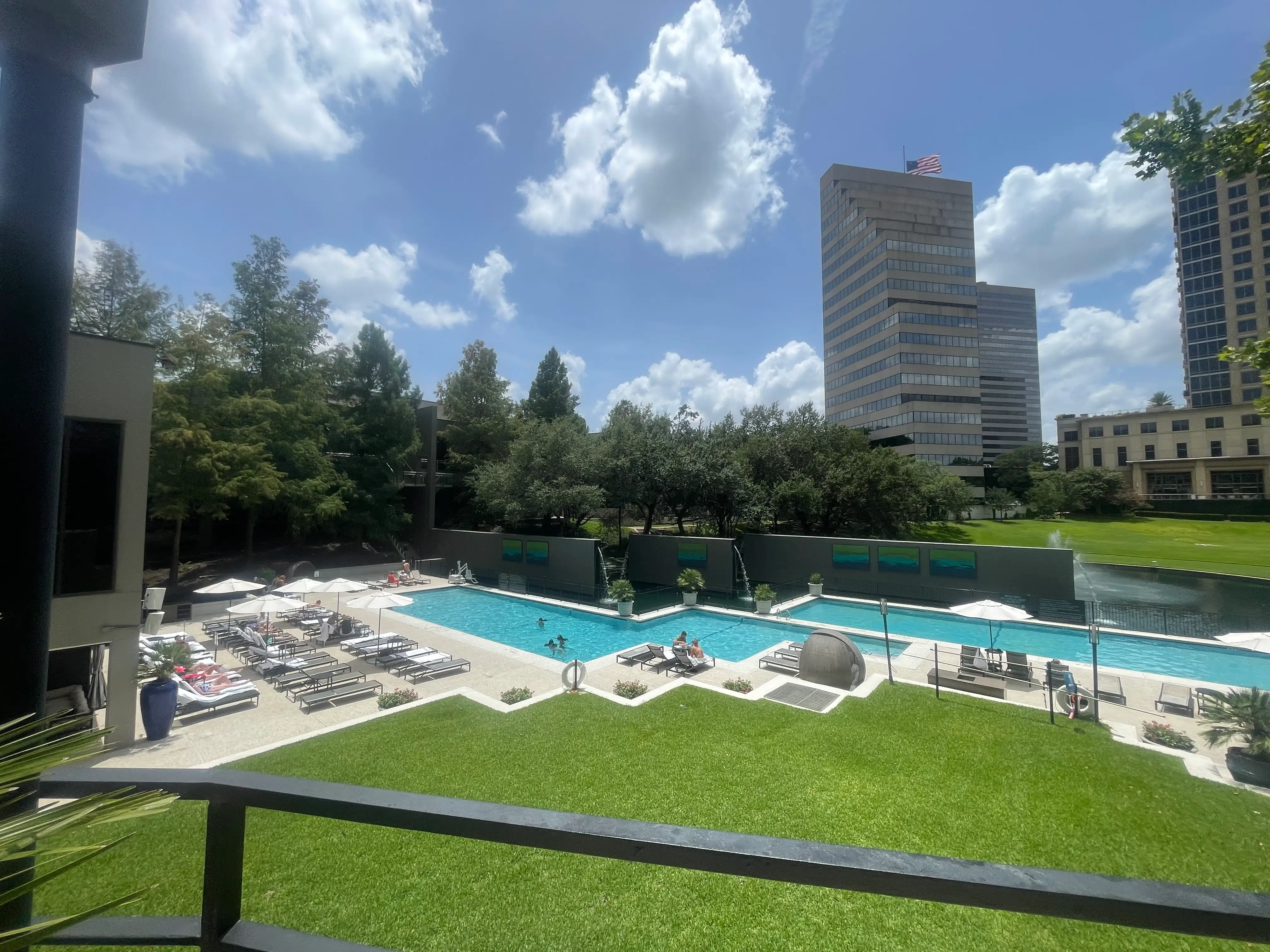 The pool at the Omi hotel in Texas.