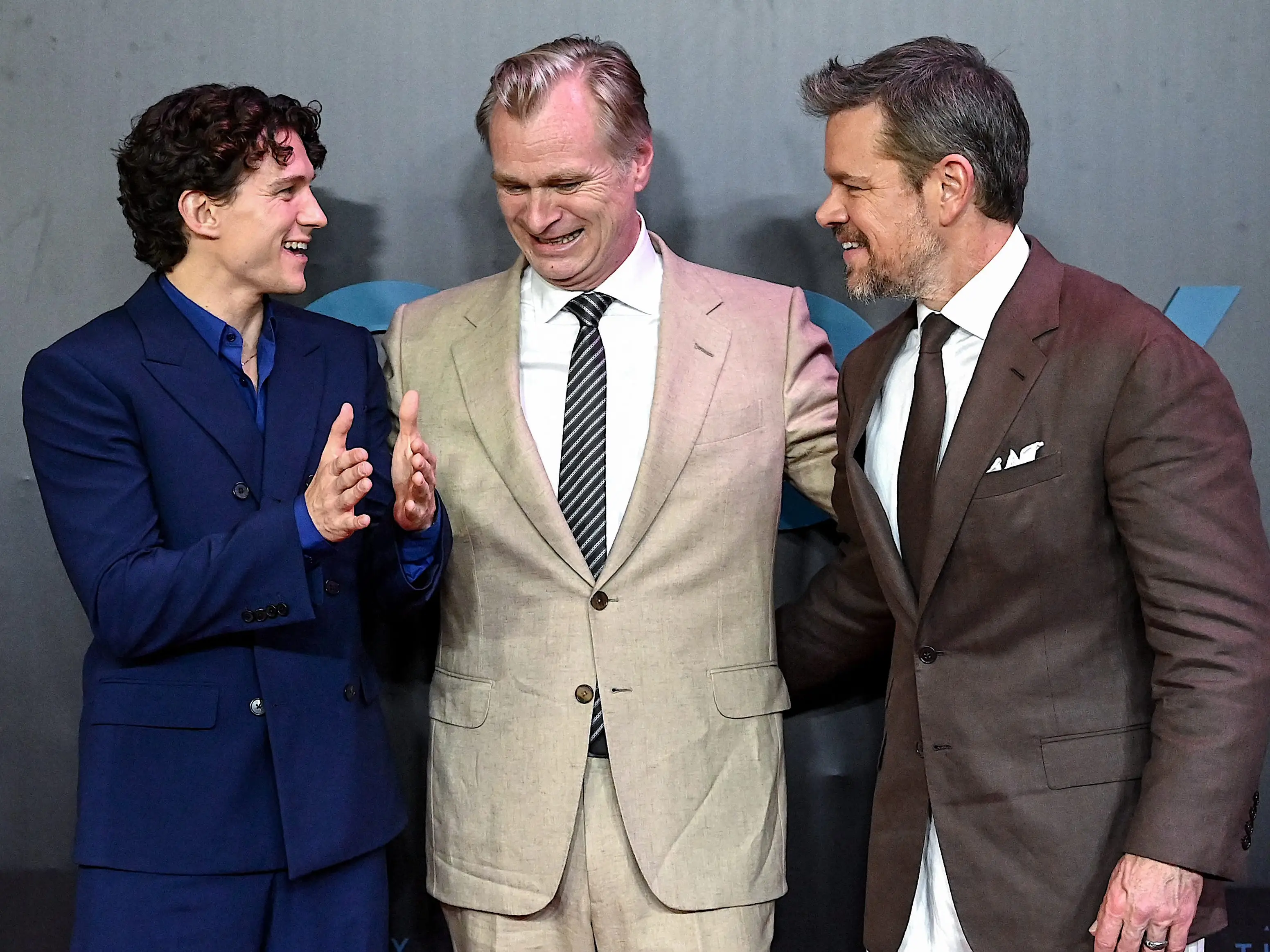 Tom Holland, Christopher Nolan, Matt Damon,